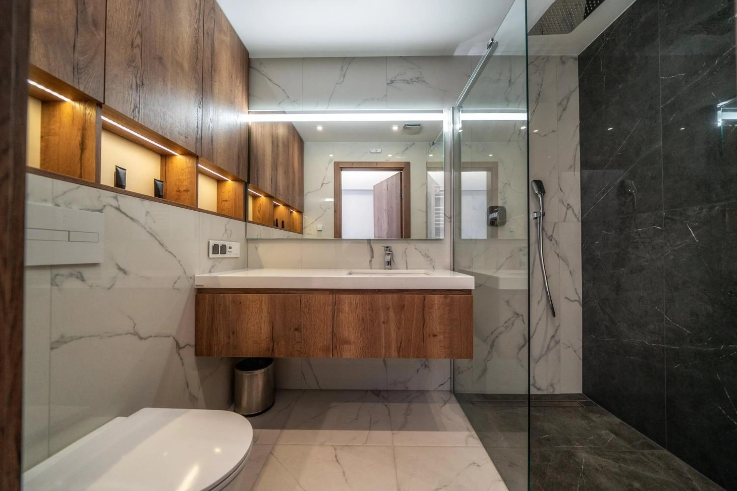 Shower in Meta Apartments