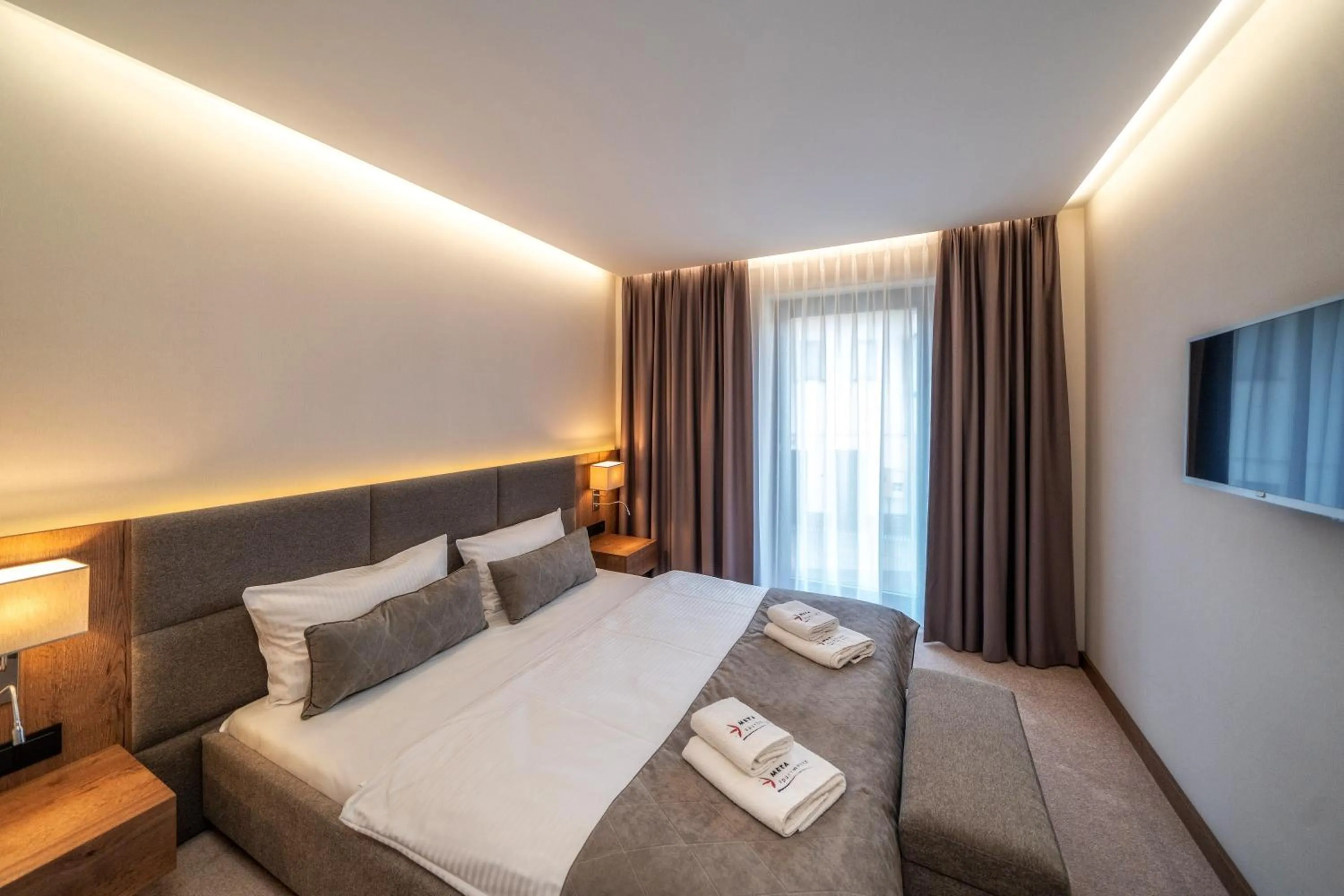 Bed in Meta Apartments