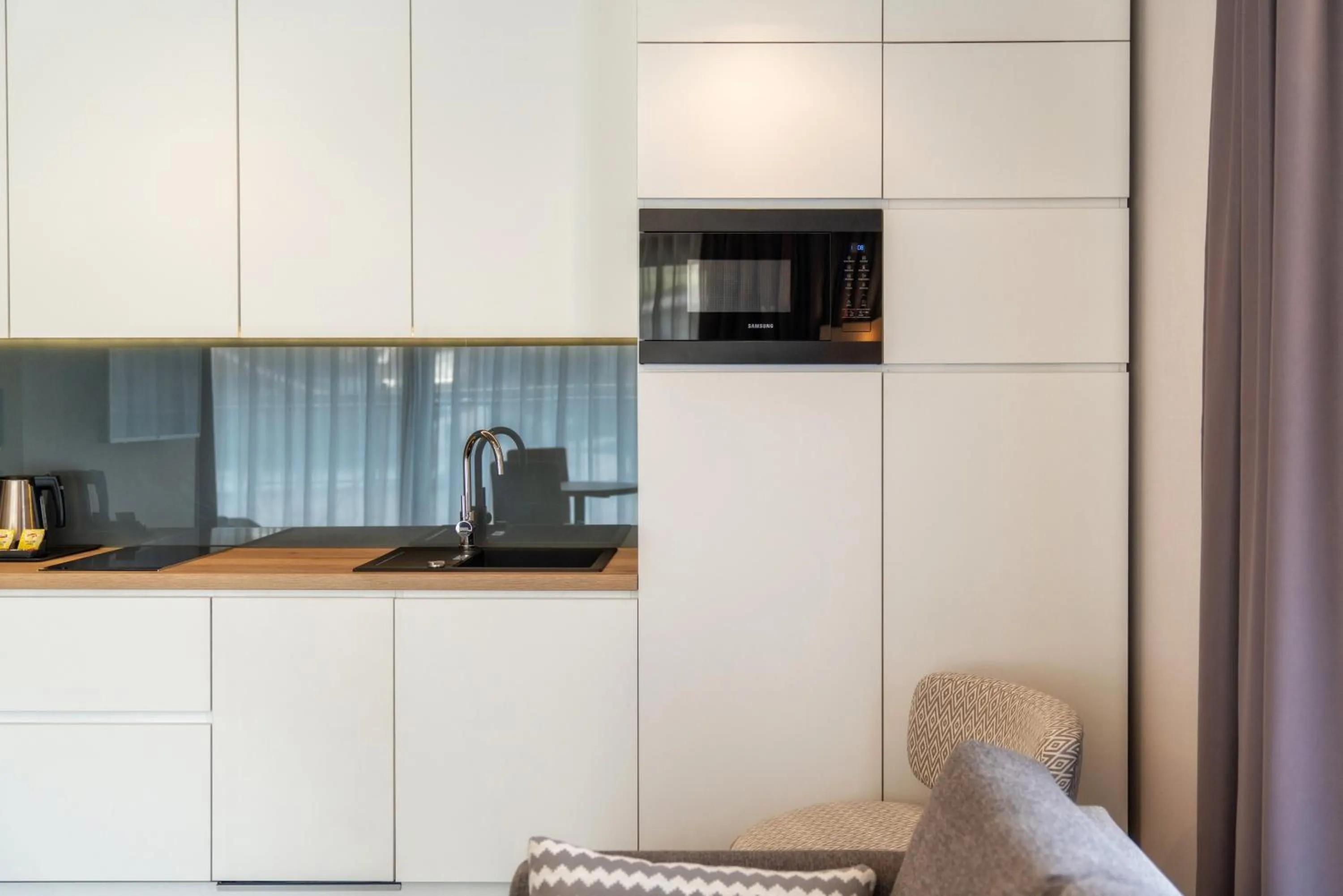 Kitchen or kitchenette in Meta Apartments