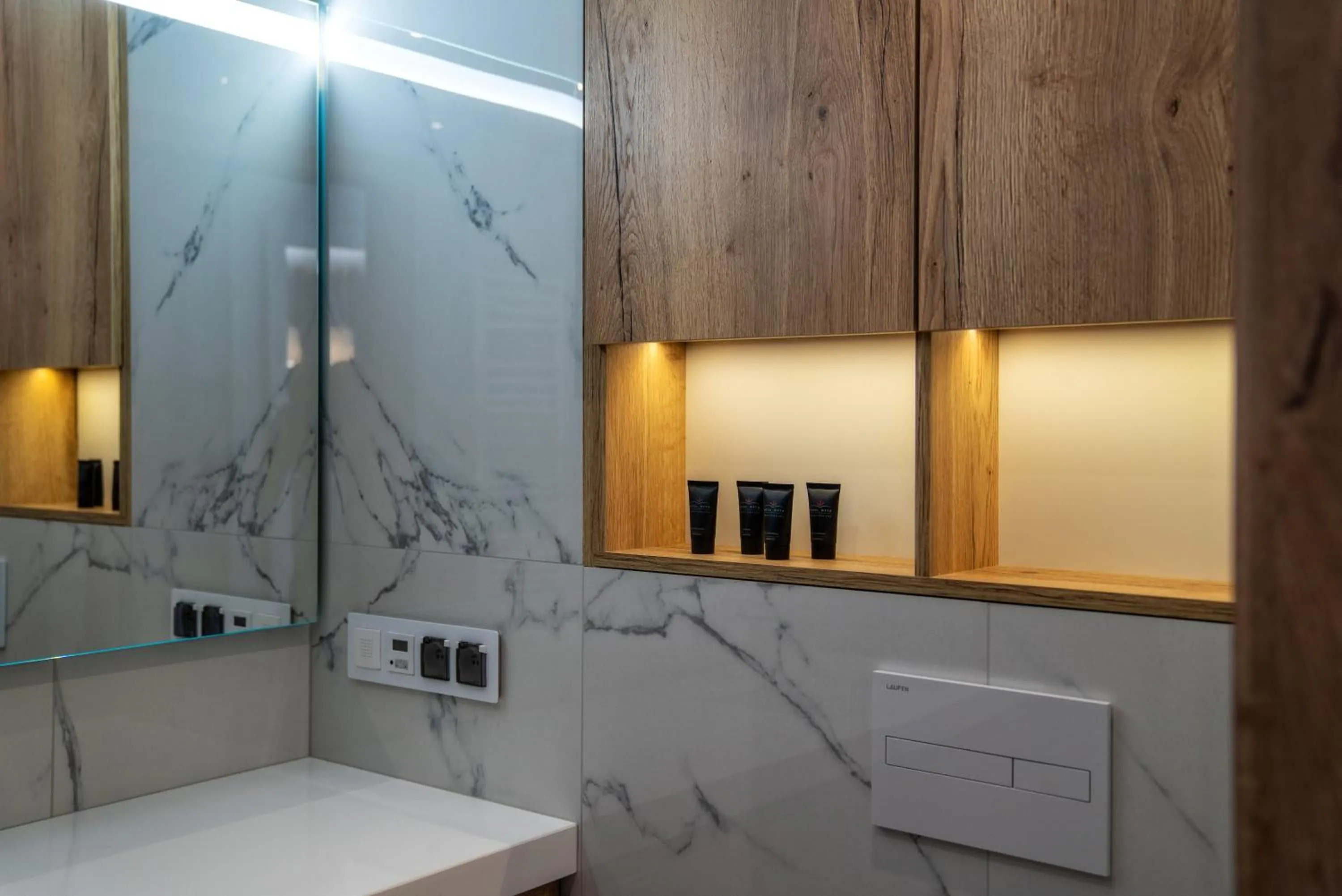 Toilet in Meta Apartments