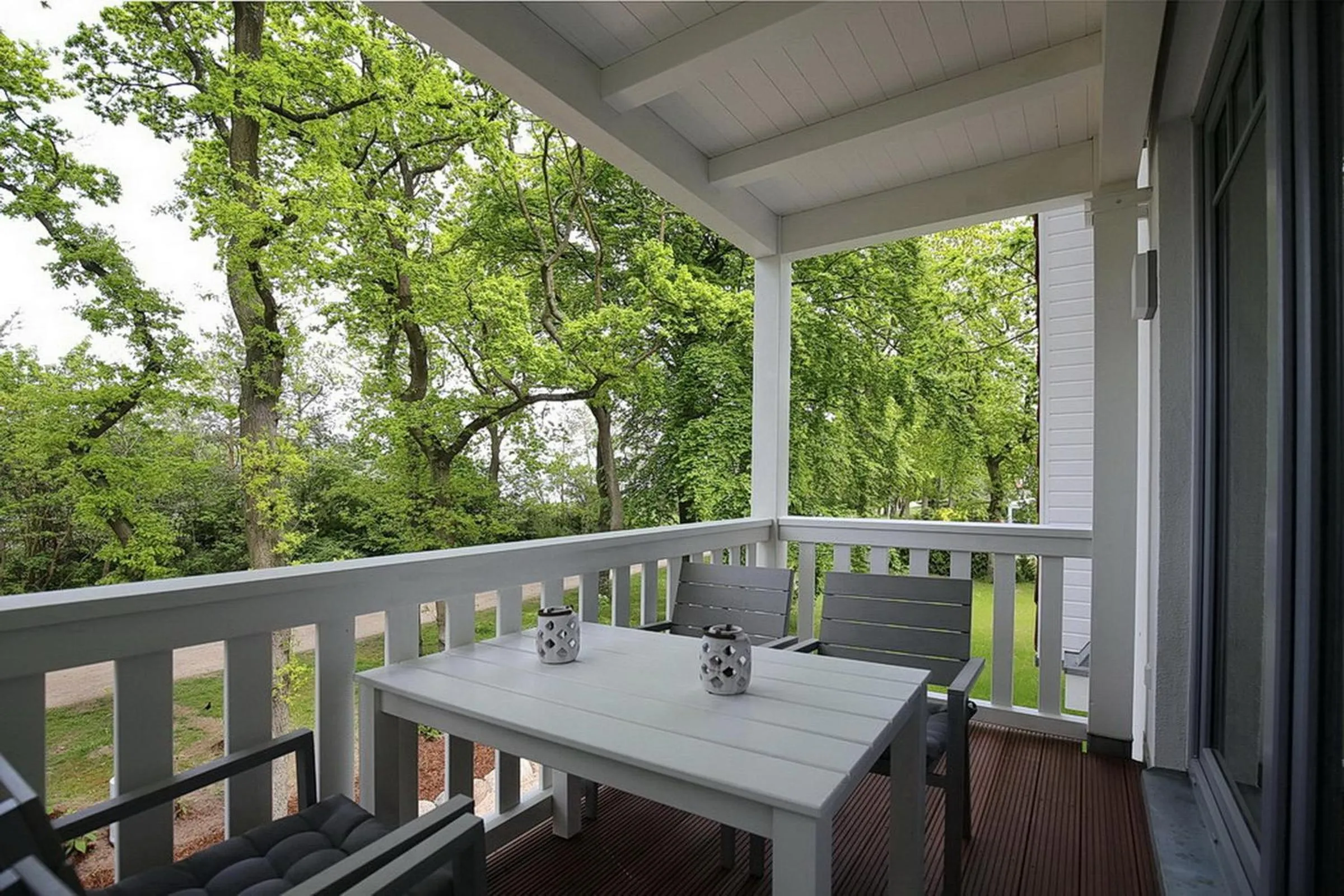 Balcony/Terrace in Strandvilla Scholle - Hering Wohnung 03