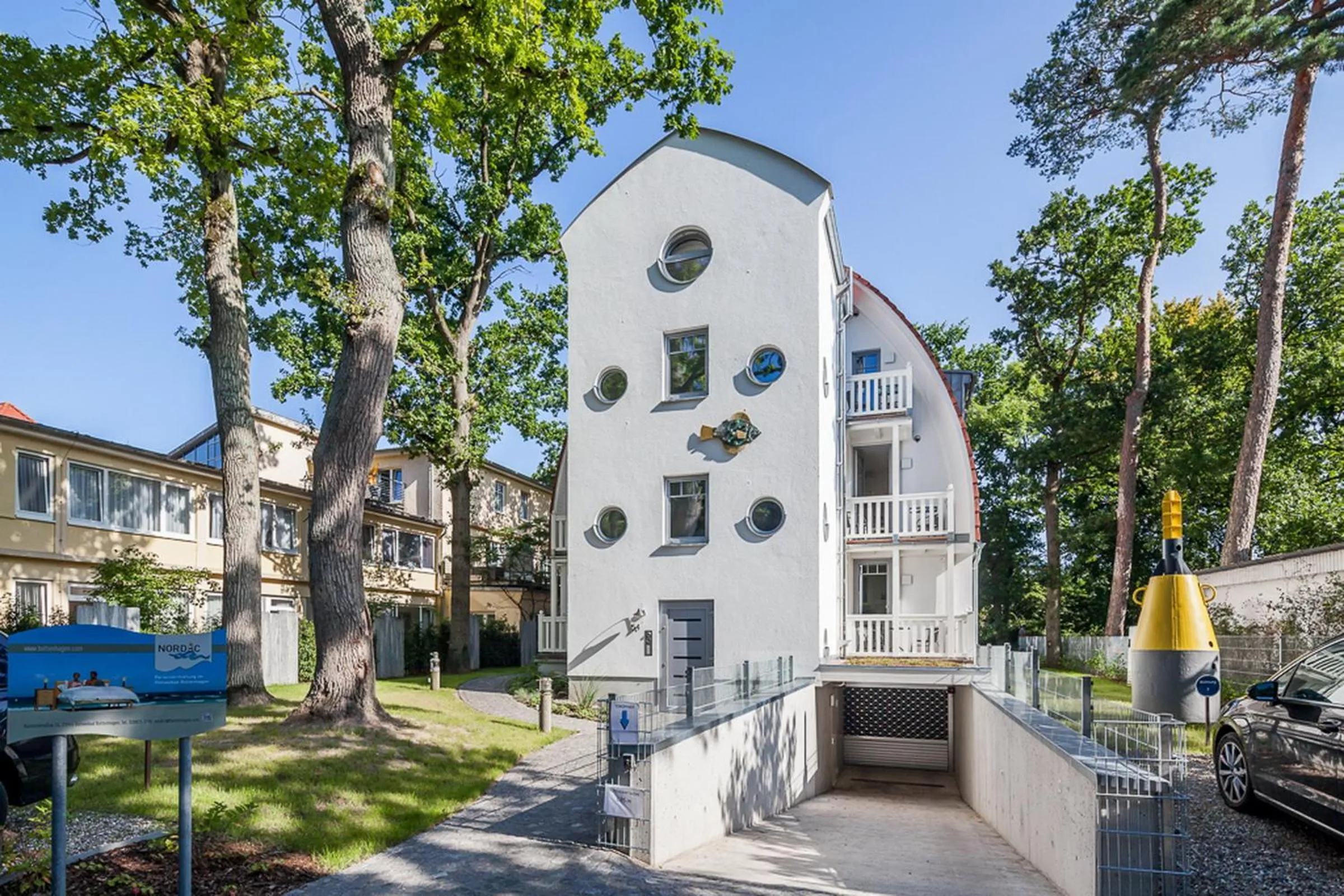 Facade/entrance in Strandvilla Scholle - Hering Wohnung 03