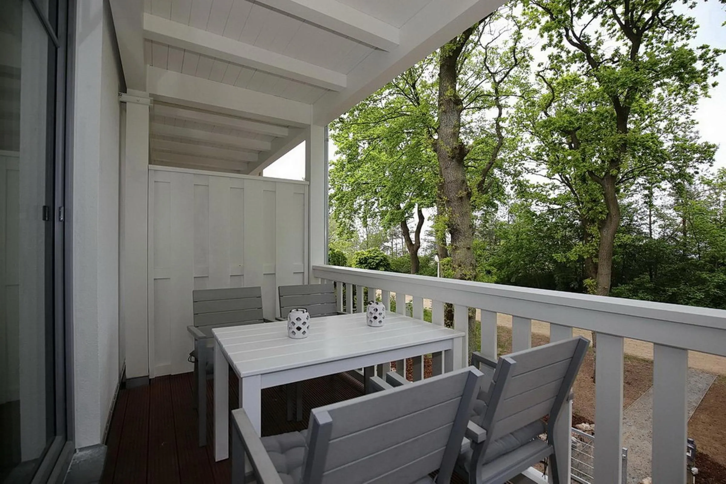 Balcony/Terrace in Strandvilla Scholle - Hering Wohnung 03