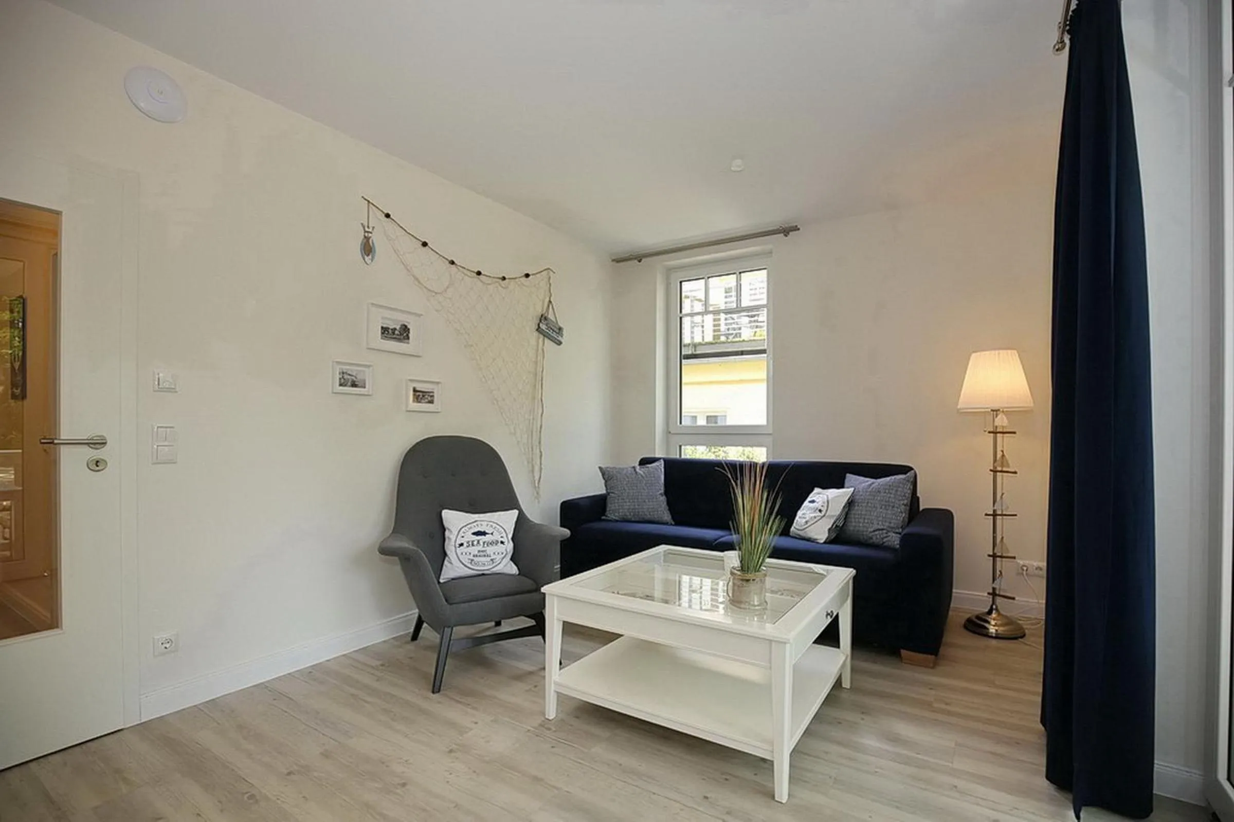 Living room in Strandvilla Scholle - Makrele Wohnung 04