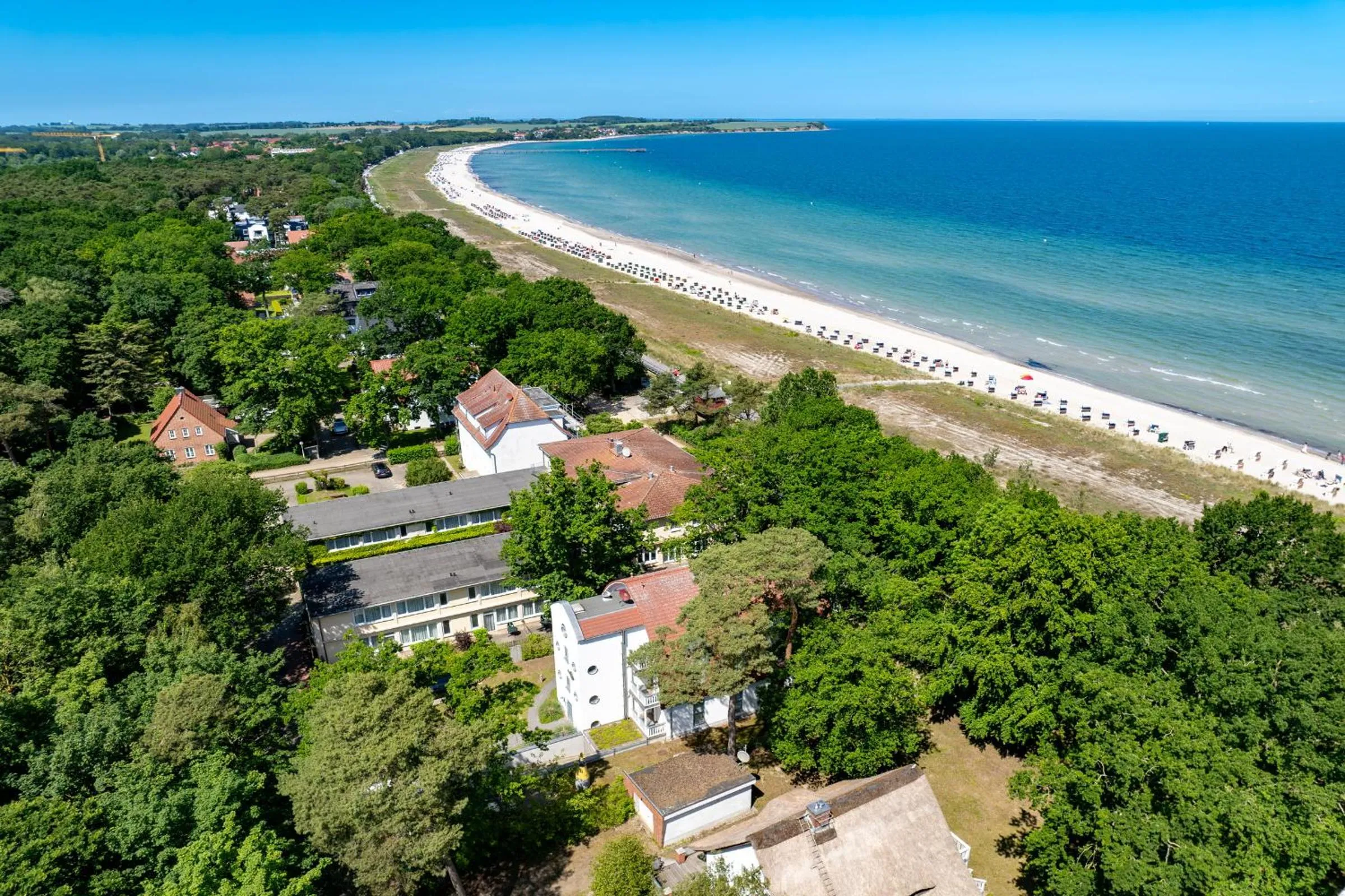 Bird's eye view in Strandvilla Scholle - Makrele Wohnung 04