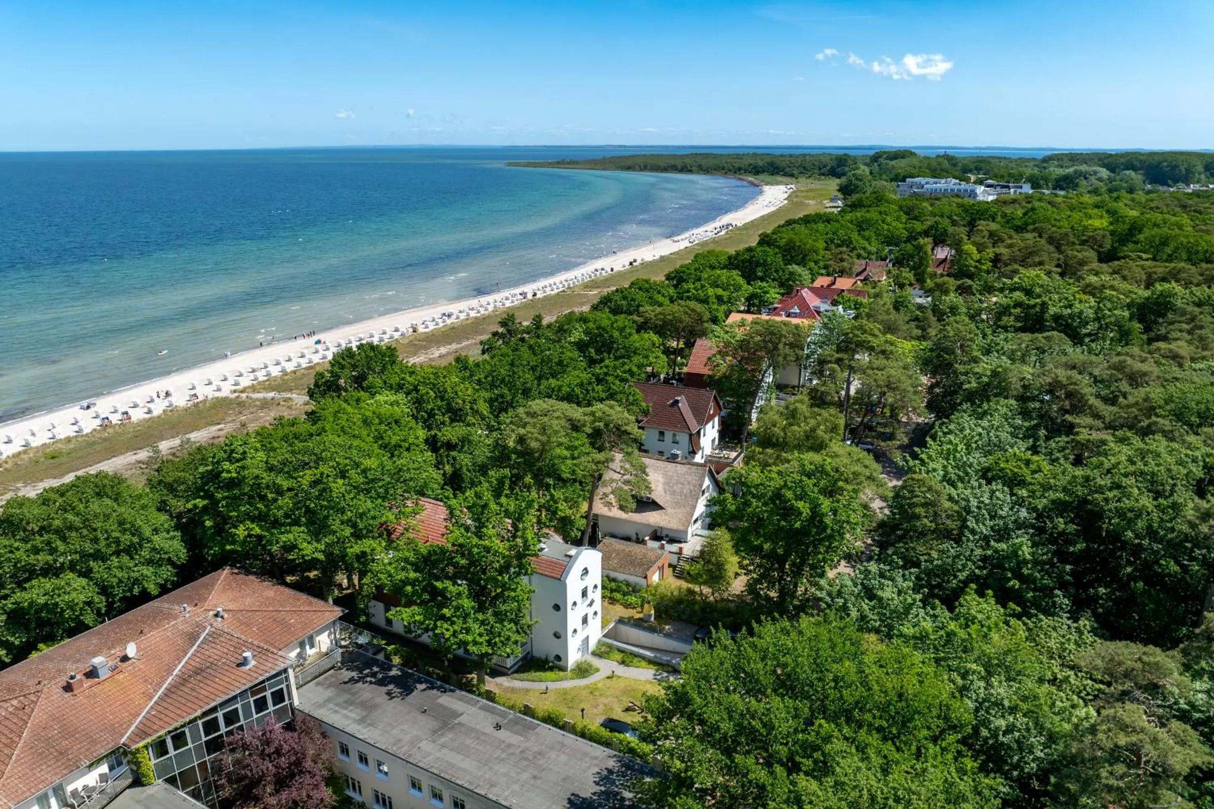 Bird's eye view in Strandvilla Scholle - Makrele Wohnung 04