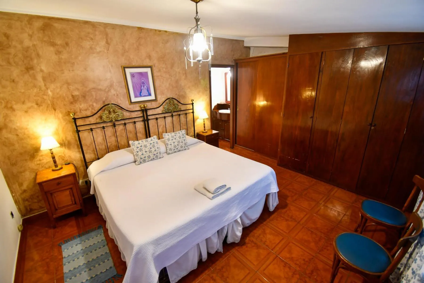 Bed in Hostal El Cerrito