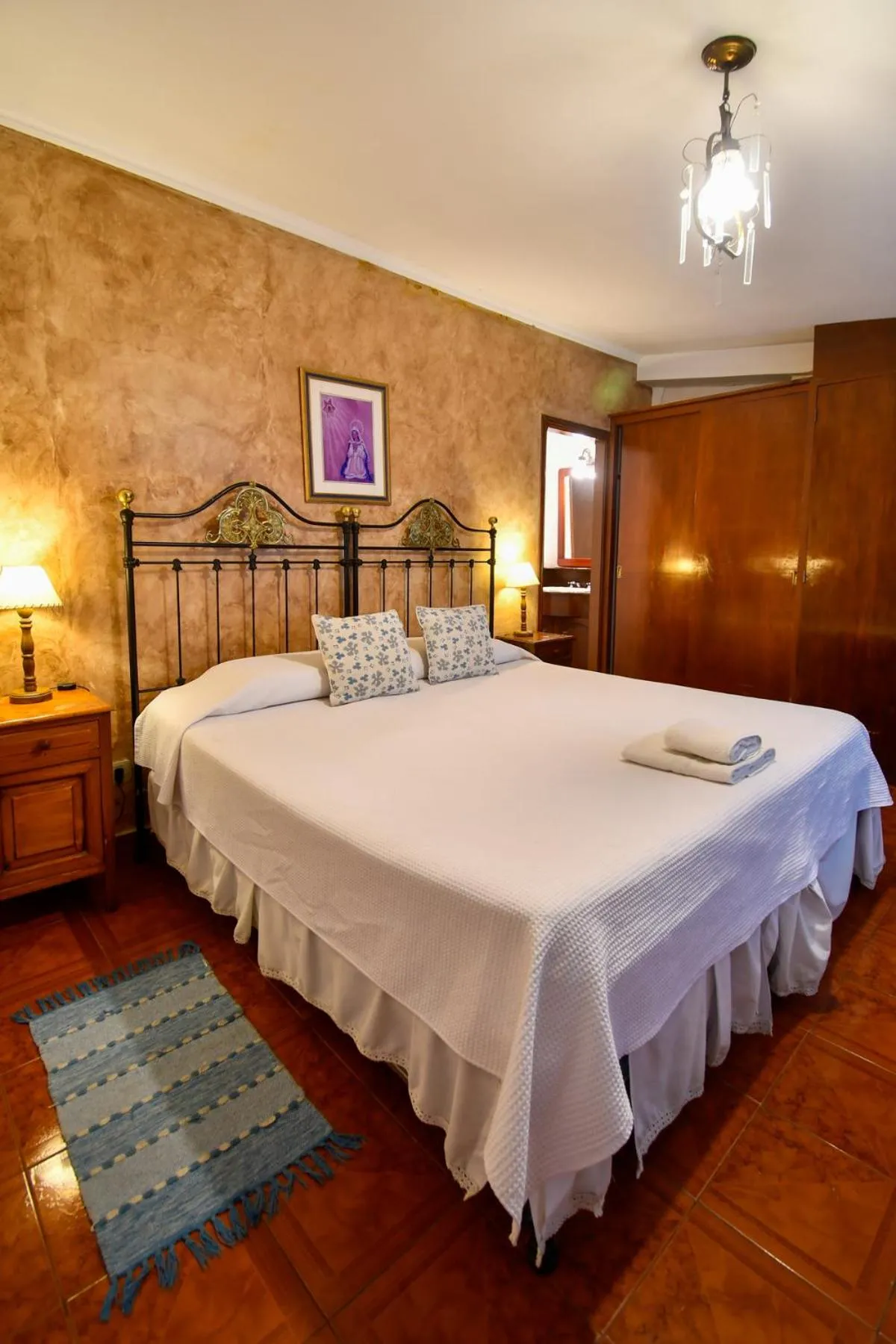 Bed in Hostal El Cerrito