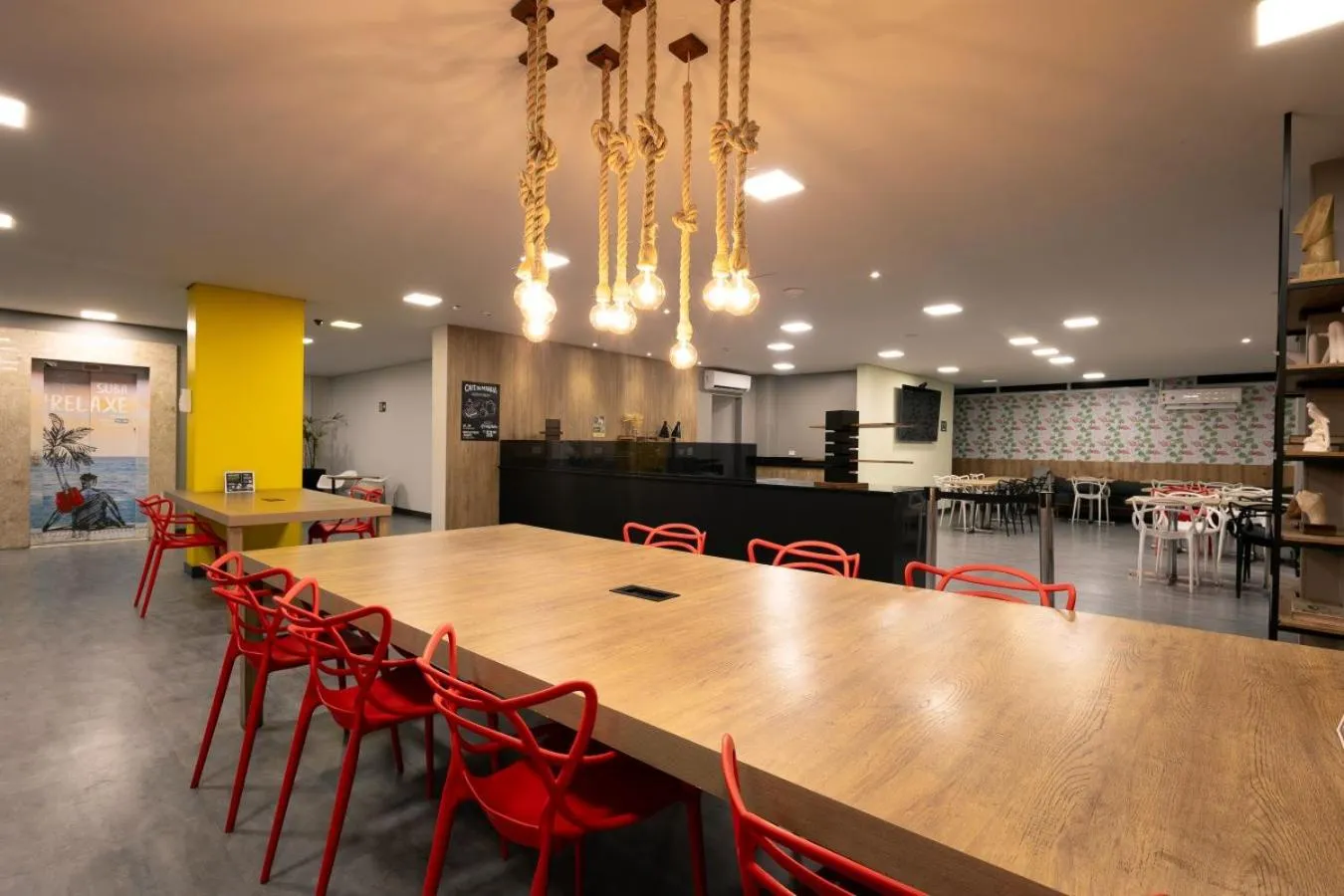 Dining area in Hotel Cassino Tower Piracicaba by Nacional Inn