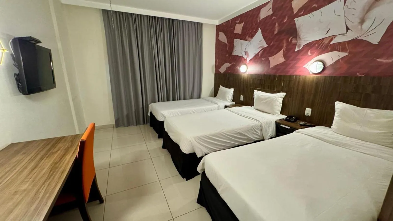Bedroom, Bed in Hotel Cassino Tower Piracicaba by Nacional Inn