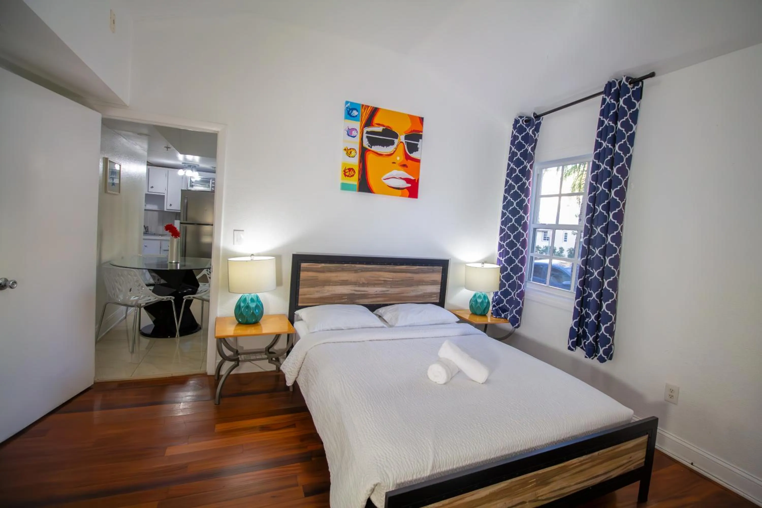 Bed in Hispaniola Apartments Part of the Oasis Casita Collection