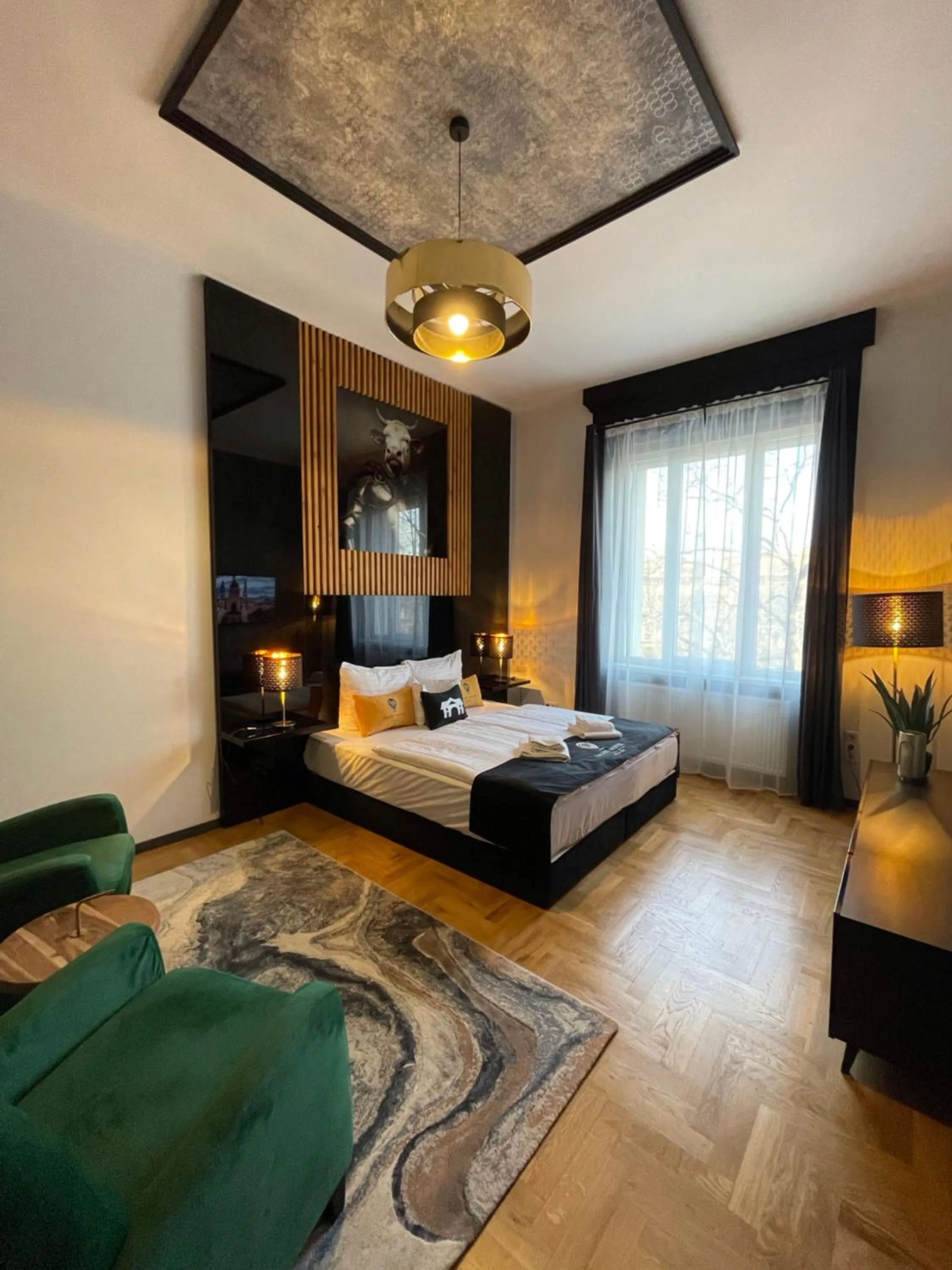Bedroom, Bed in Smart Hotel Budapest