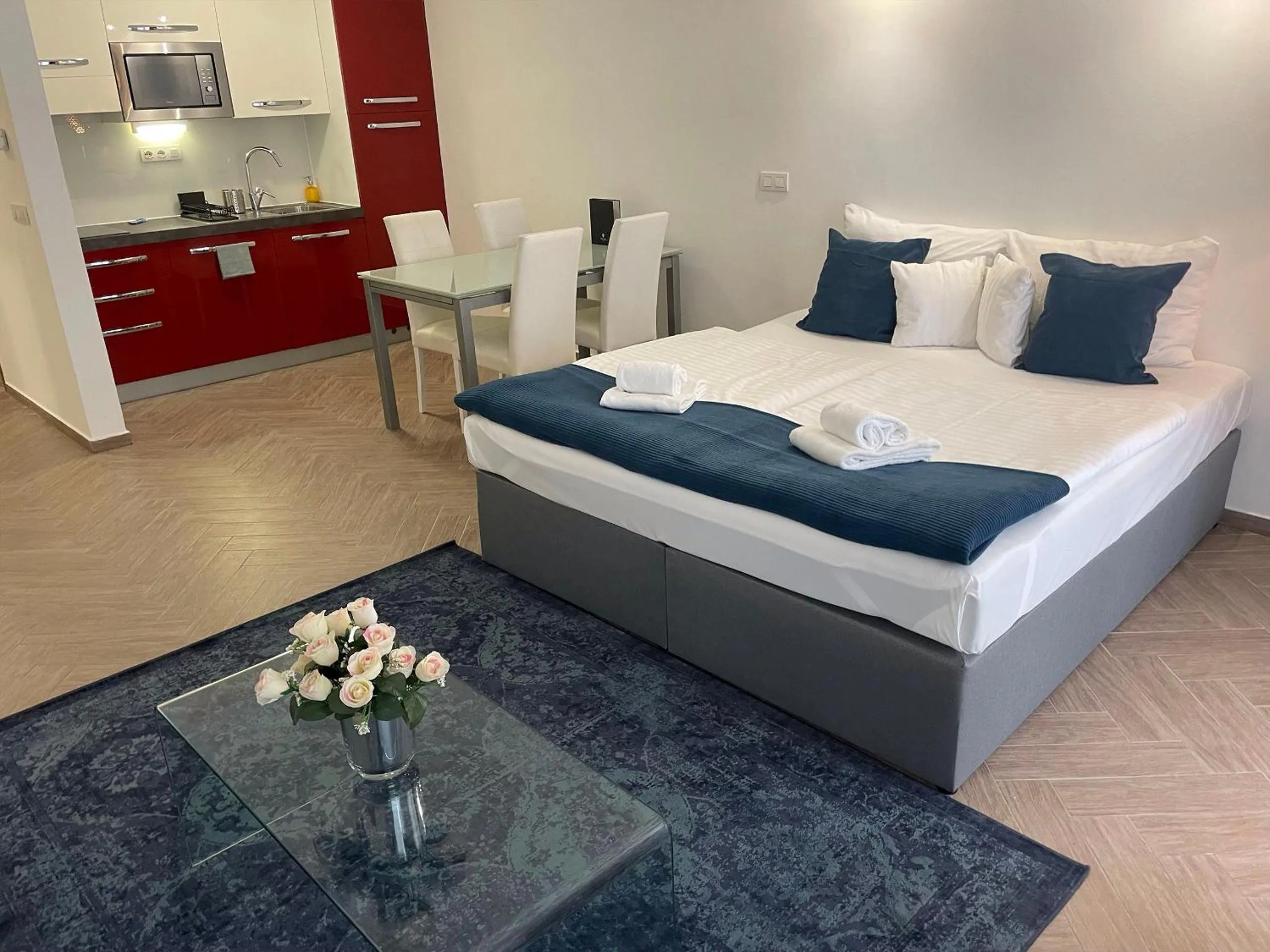 Bed in Smart Hotel Budapest