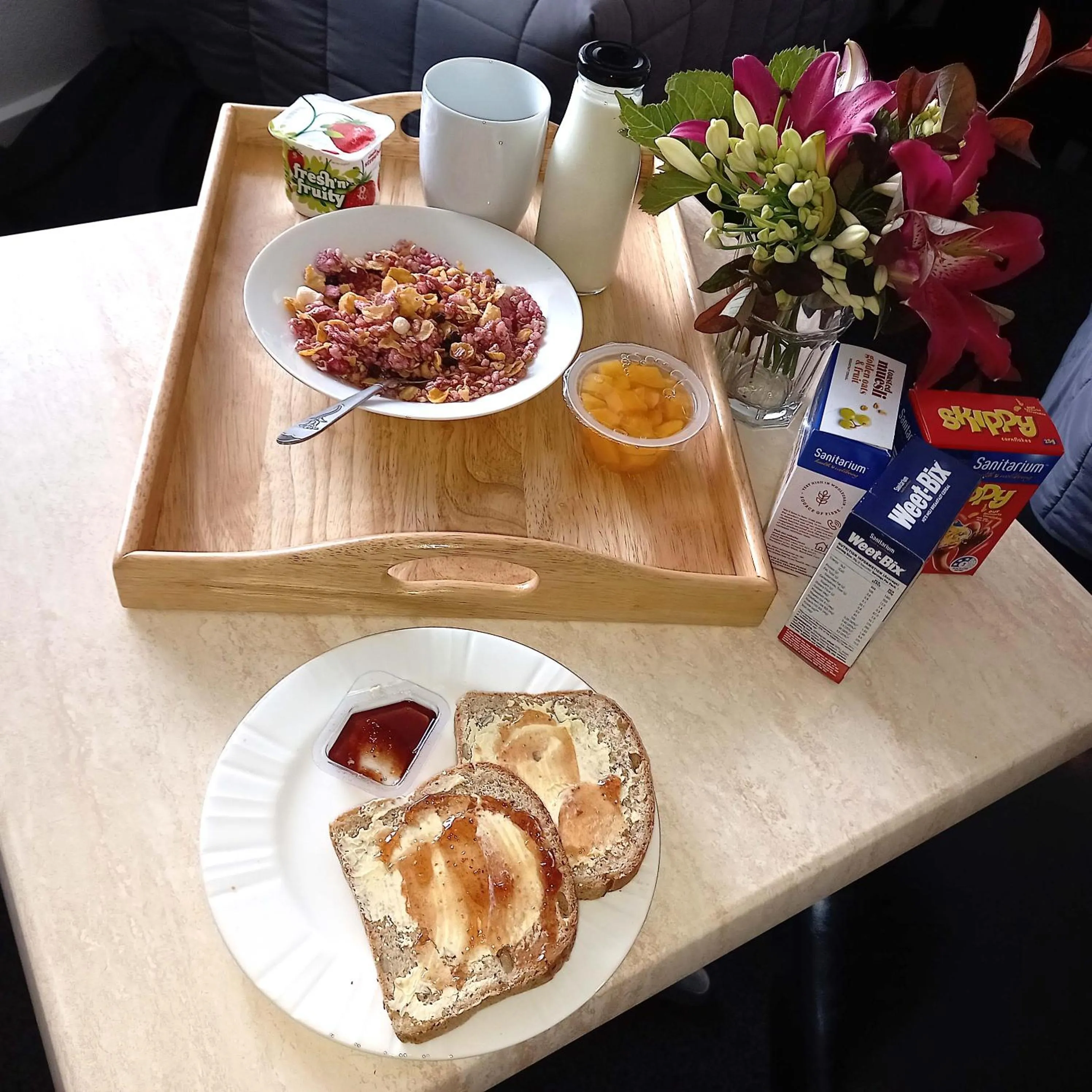 Breakfast in Alexander Motel