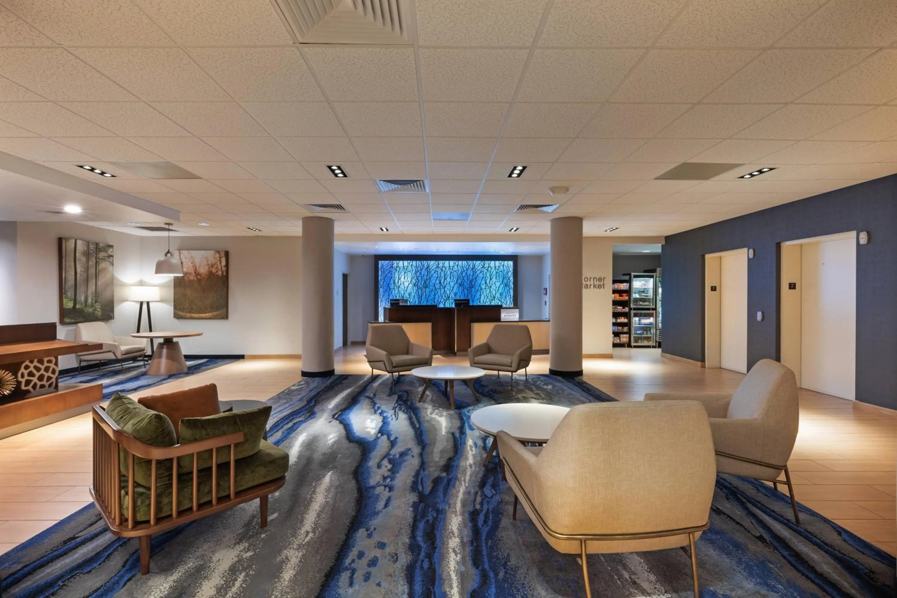 Lobby or reception in Fairfield Inn & Suites Tulsa Downtown Arts District