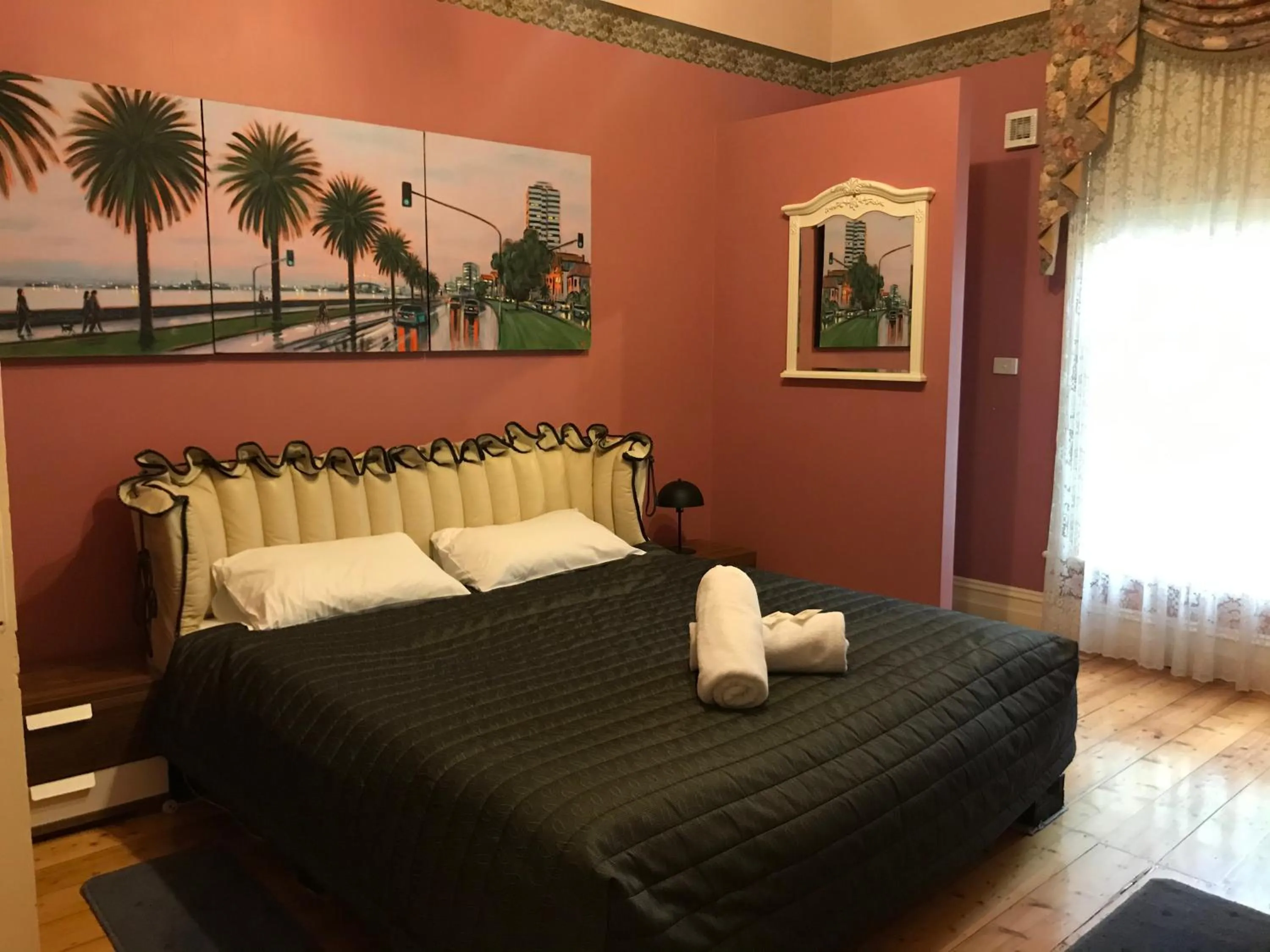 Bed in Daylesford Motor Inn Vic Pty Ltd