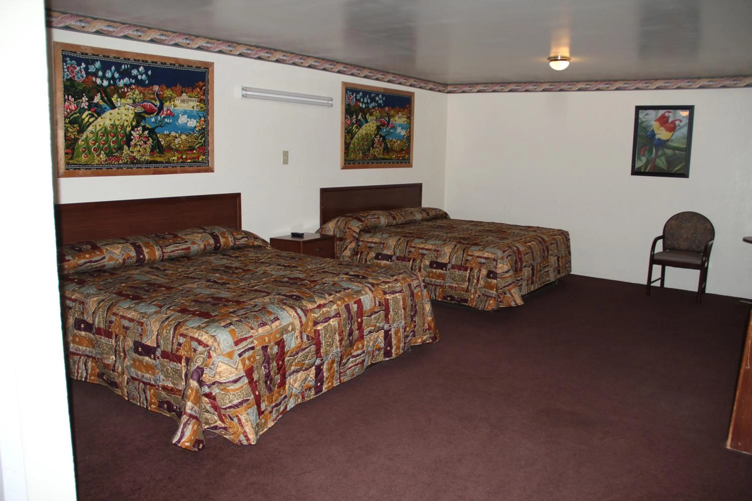 View (from property/room), Bed in Choice Inn San Antonio