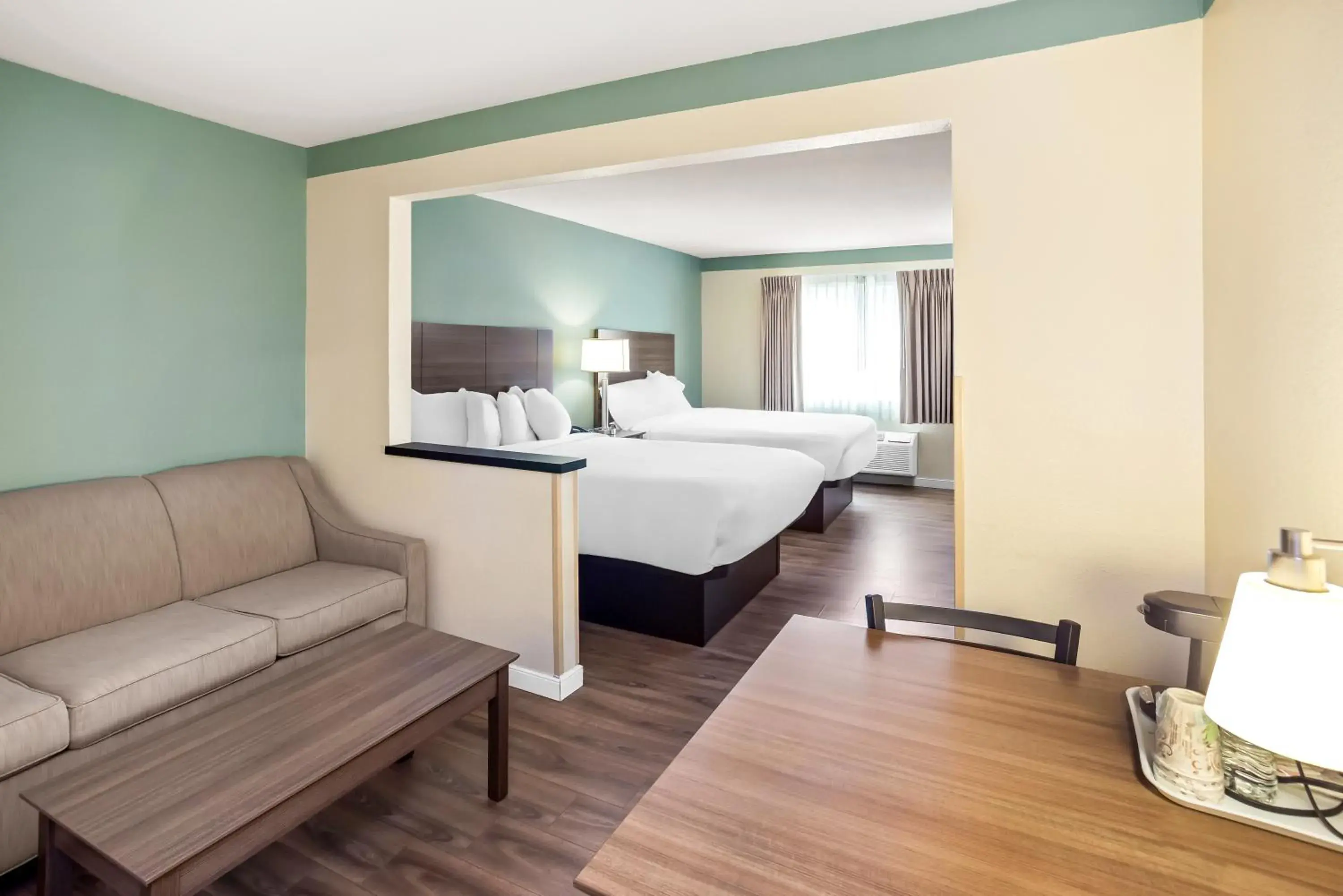 Two Queen Suite Non Smoking in GuestHouse Inn & Suites Kelso/Longview Two Queen Suite Non Smoking in GuestHouse Inn & Suites Kelso/Longview