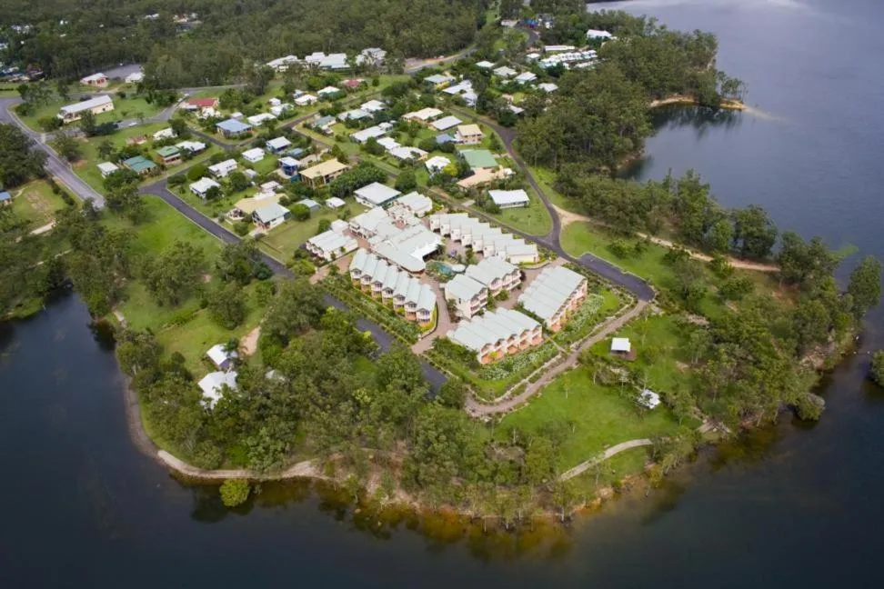 Bird's eye view in Tinaroo Lake Resort