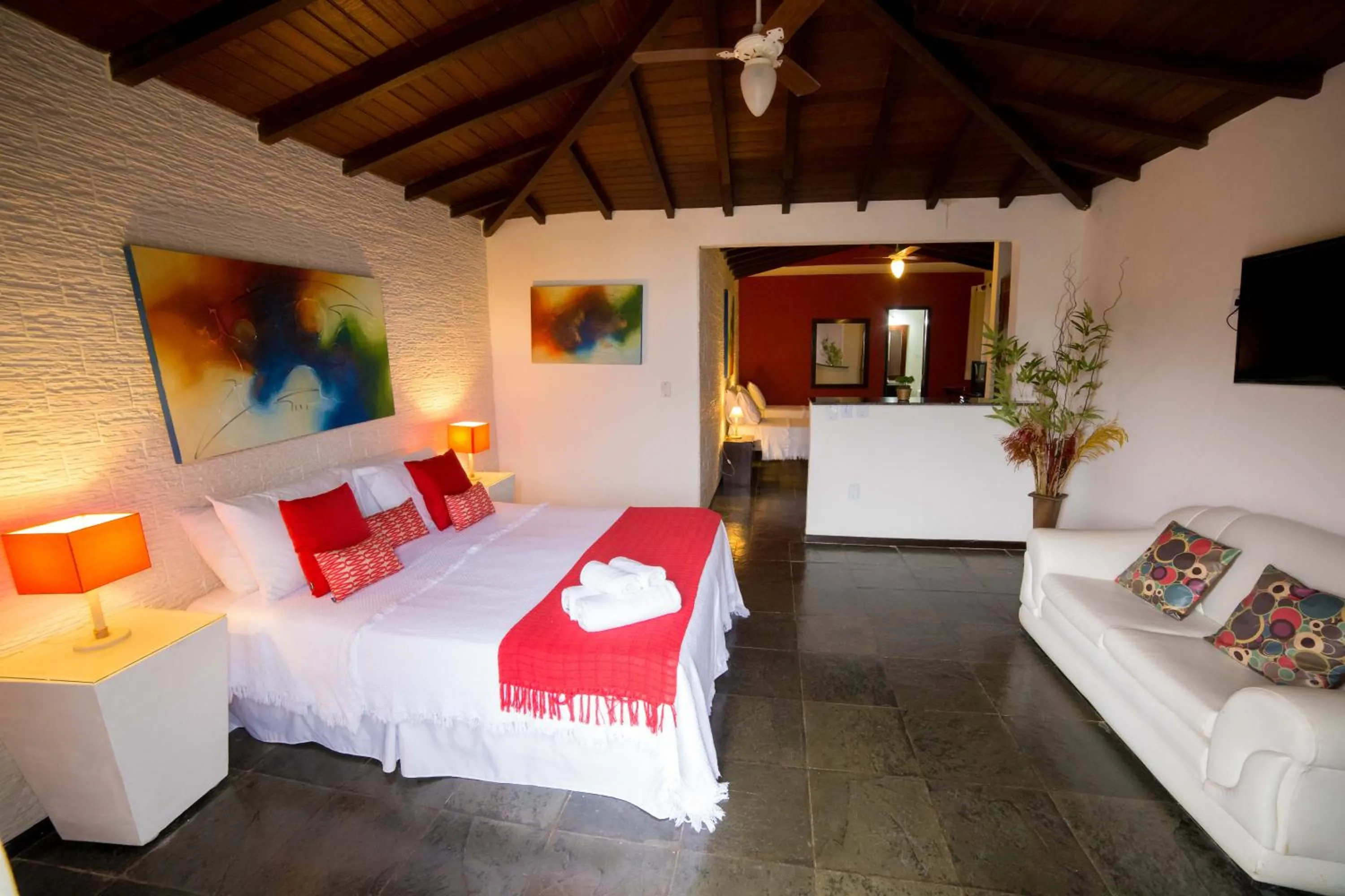 Photo of the whole room, Bed in Pousada Vila do Sol