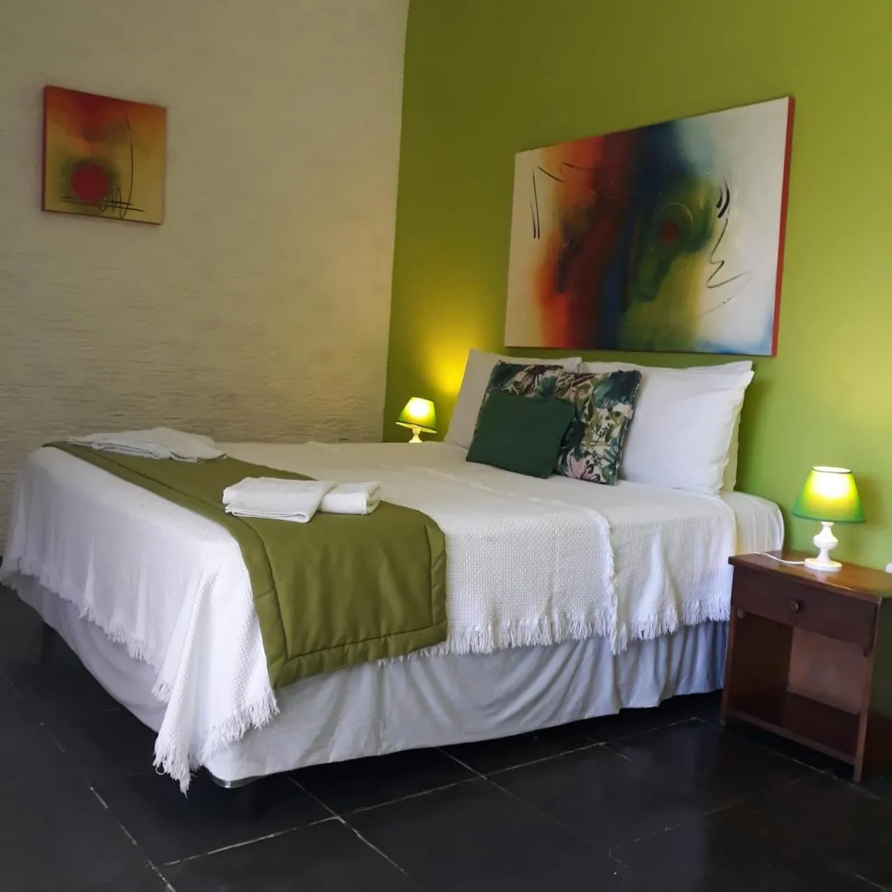 Bedroom, Bed in Pousada Vila do Sol