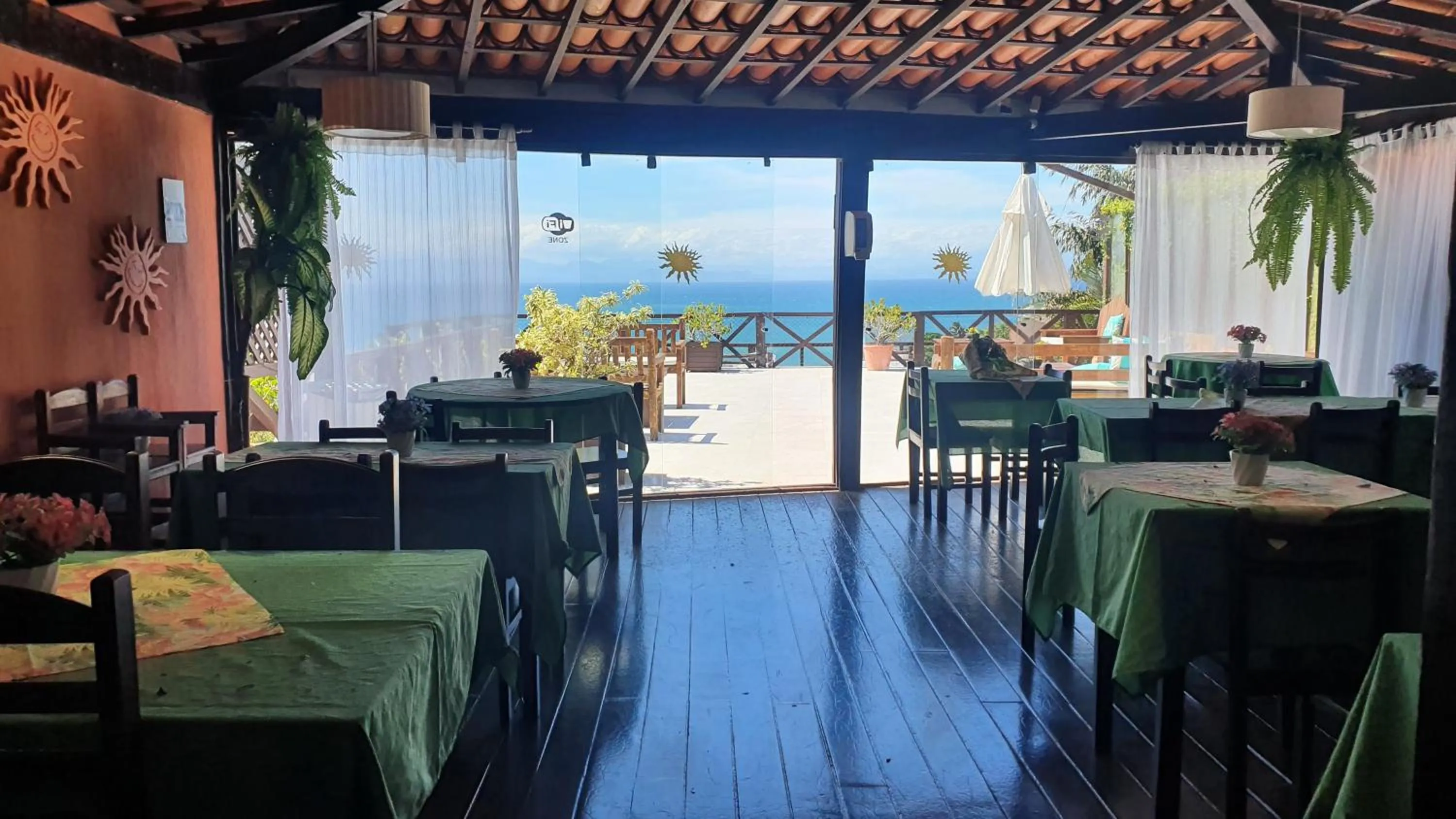 Sea view in Pousada Vila do Sol