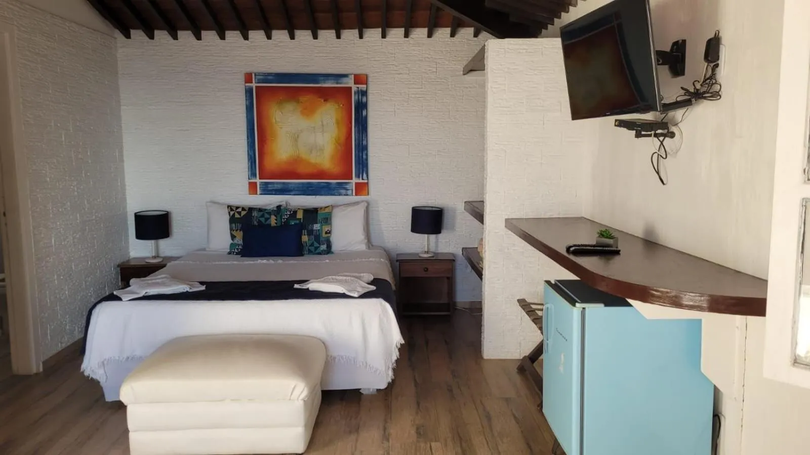 Bed in Pousada Vila do Sol