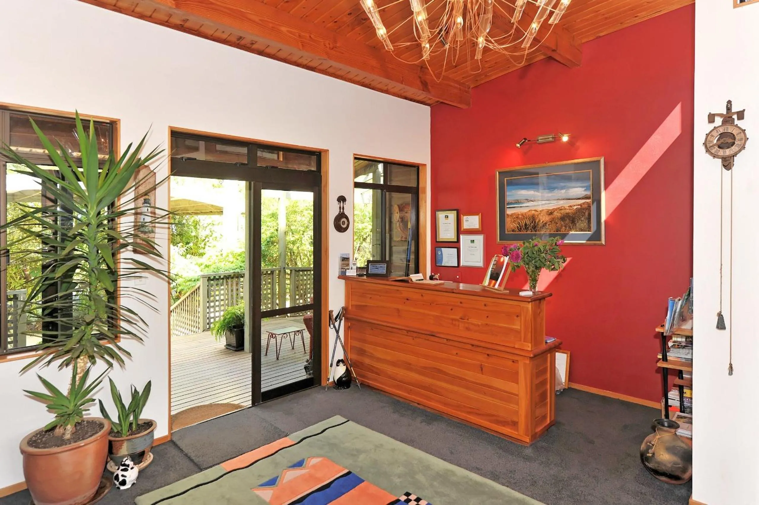Lobby or reception in Twin Waters Lodge