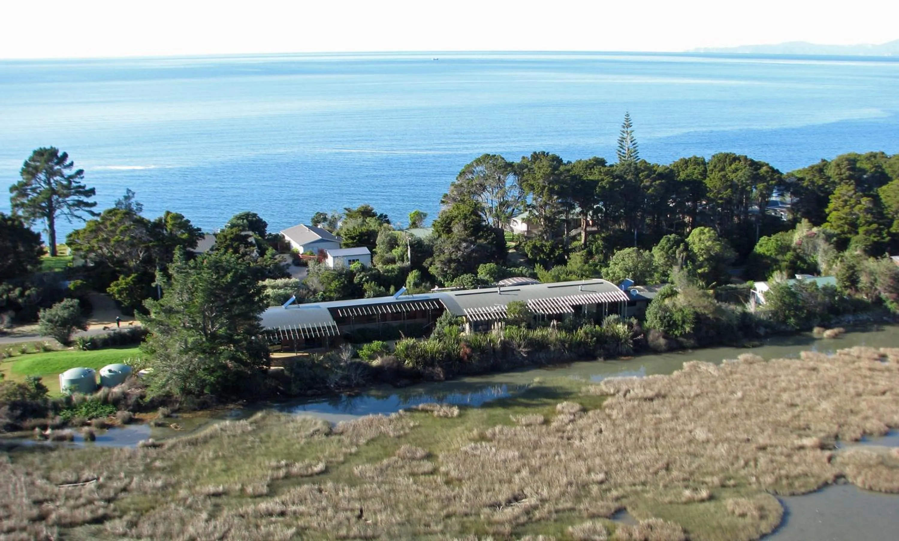 Bird's eye view in Twin Waters Lodge