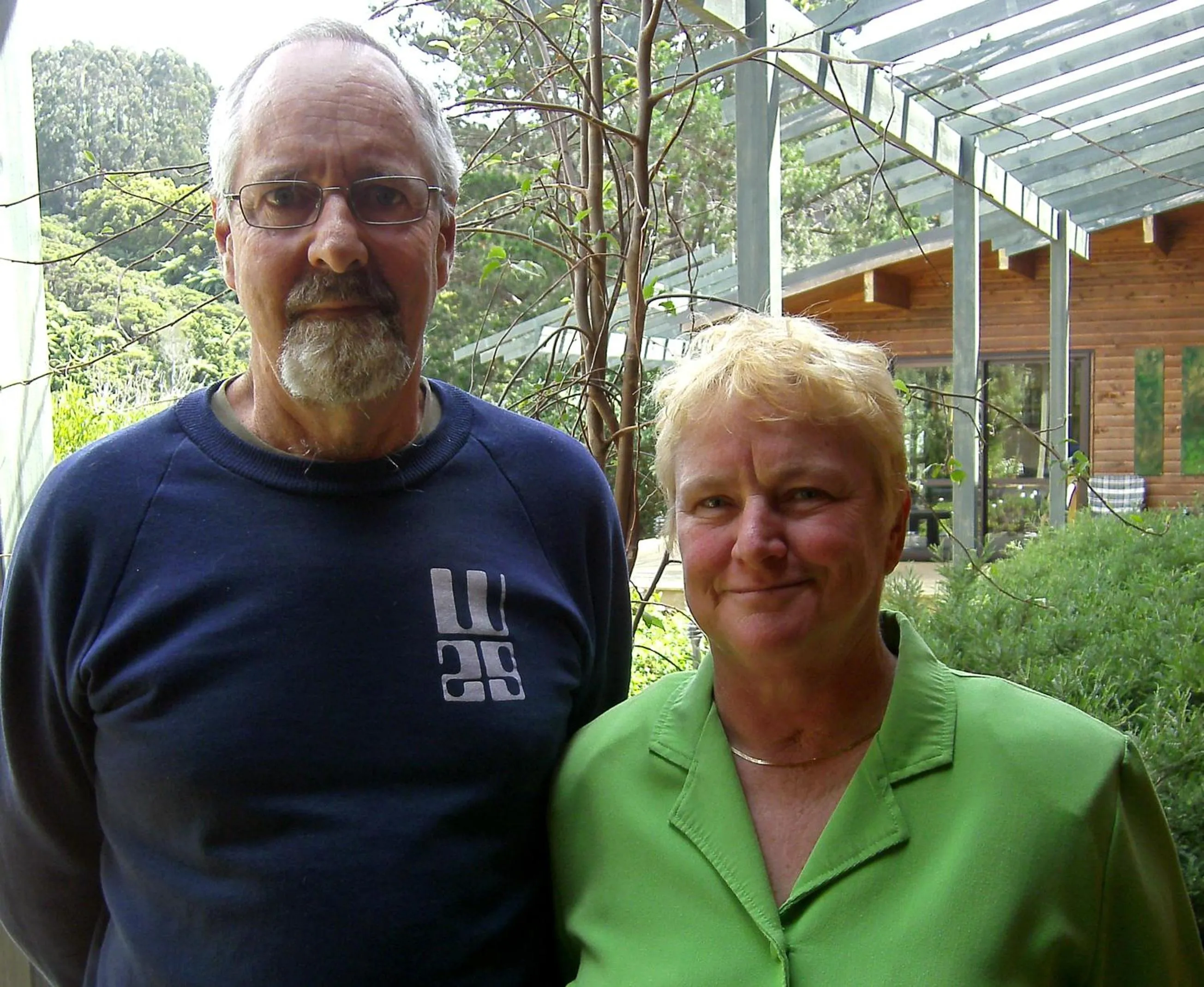 People in Twin Waters Lodge