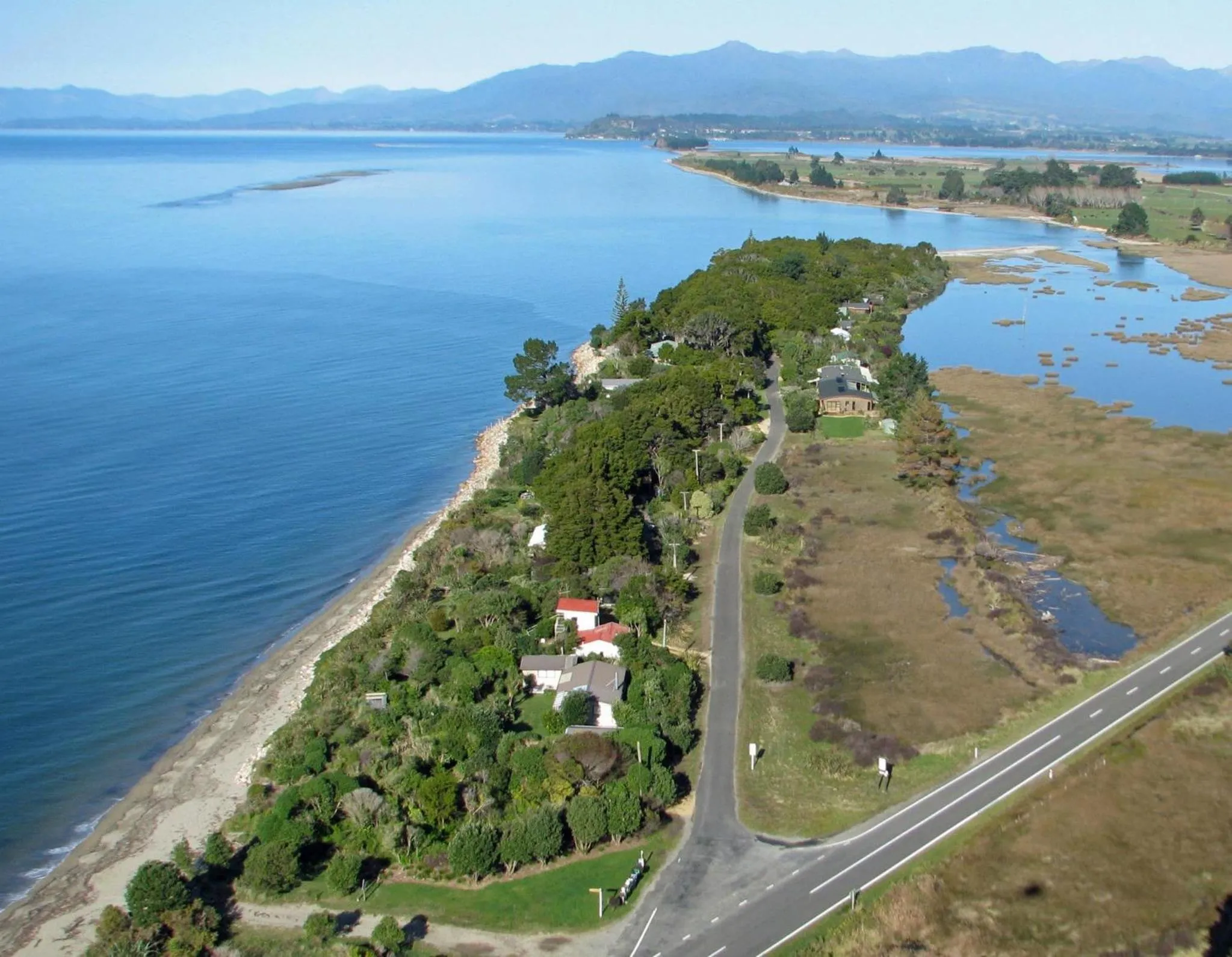 Bird's eye view in Twin Waters Lodge