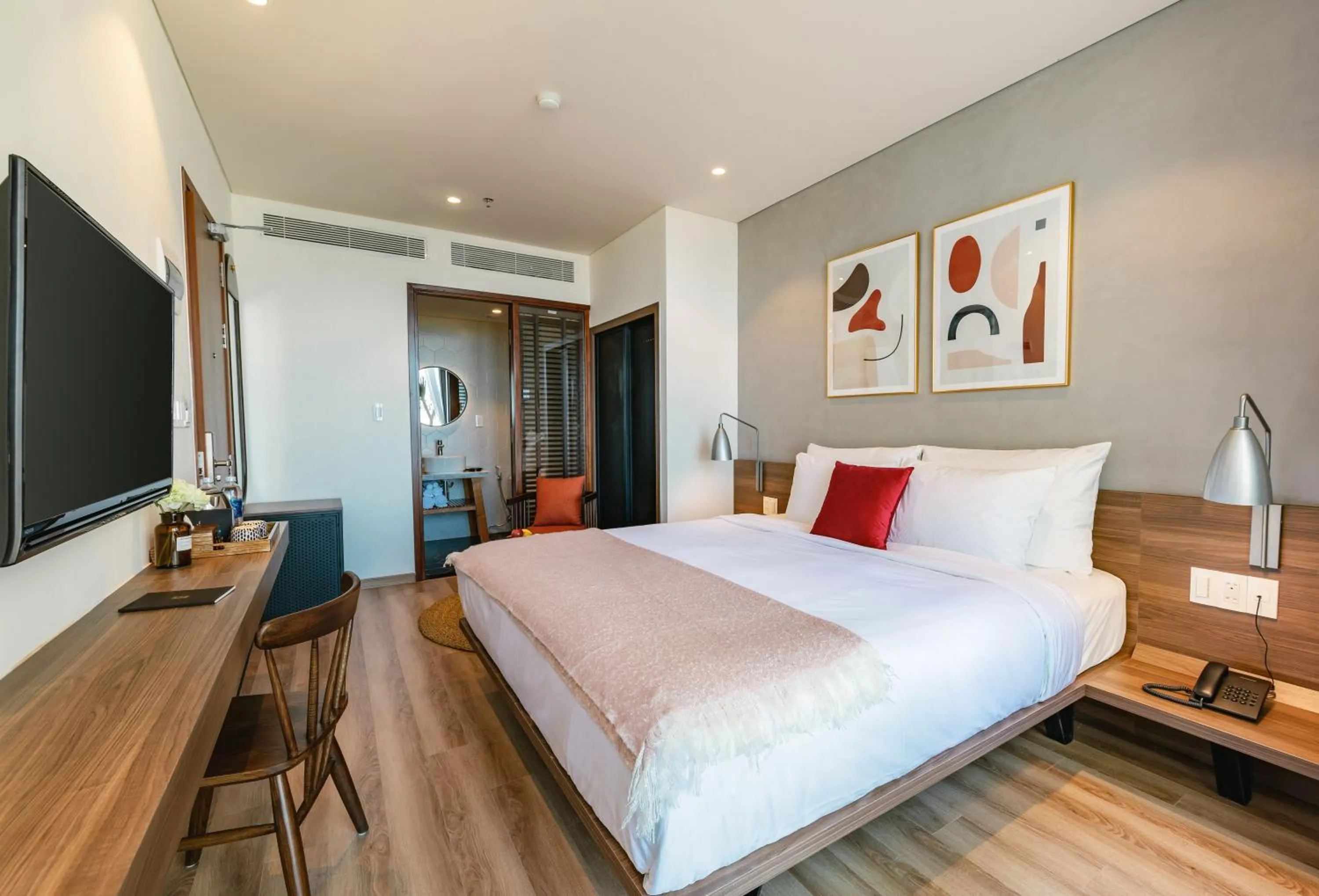 Bed in The Glomad Boutique Danang