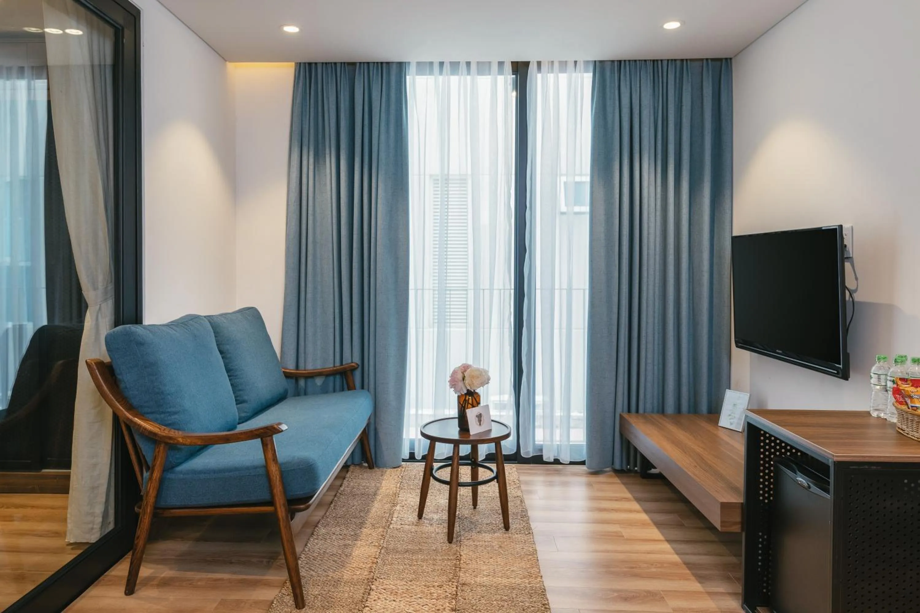 Living room in The Glomad Boutique Danang