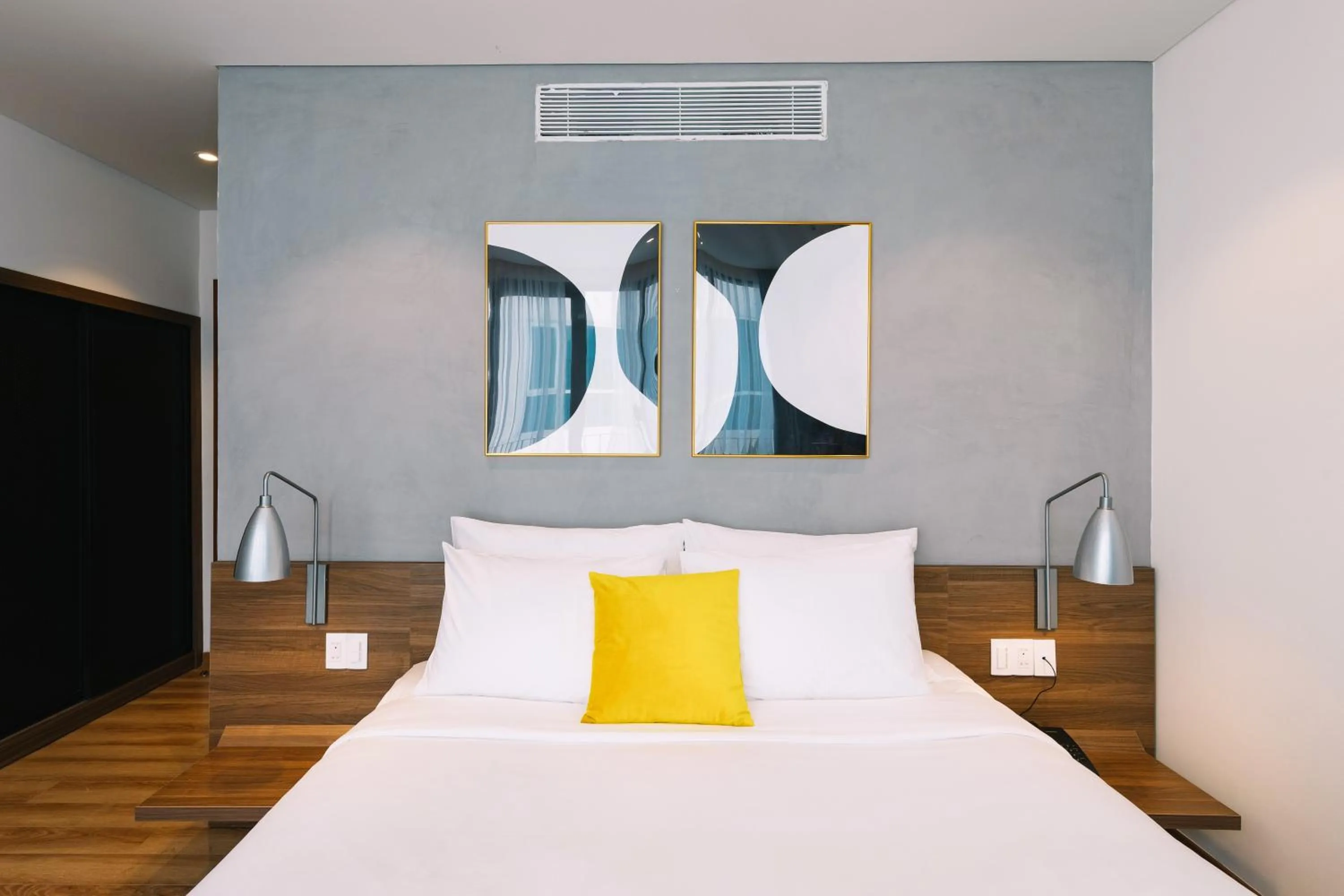 Bedroom, Bed in The Glomad Boutique Danang