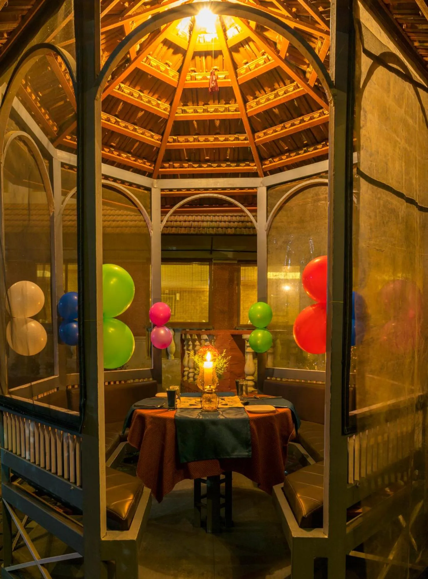 Dining area in Upavan Resort