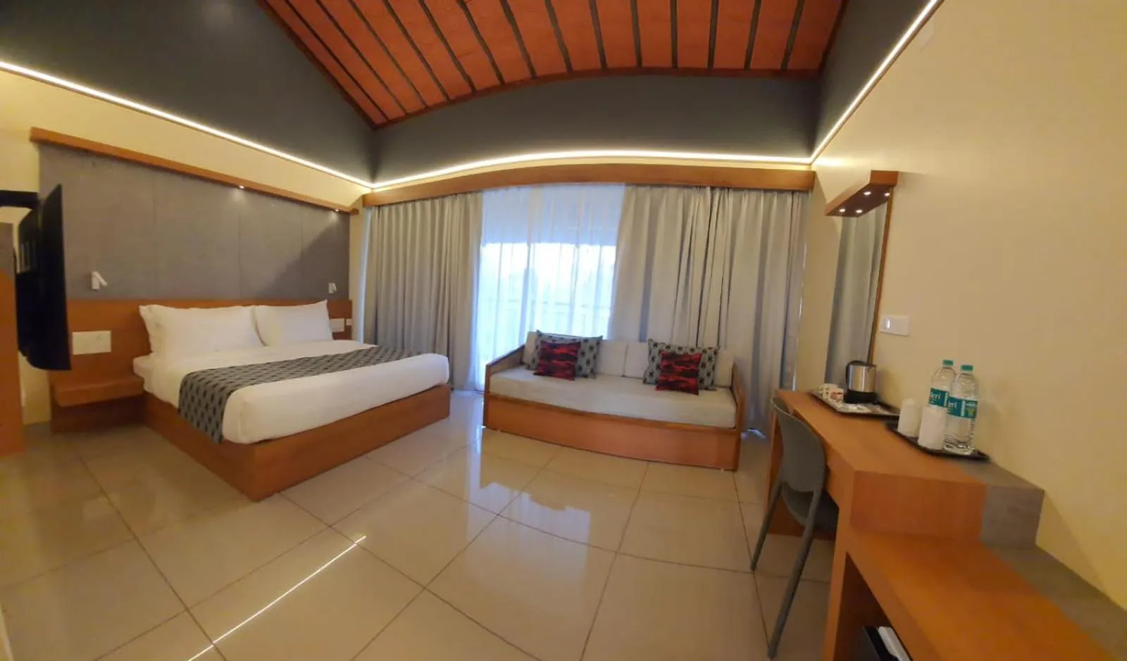 Bed in Upavan Resort