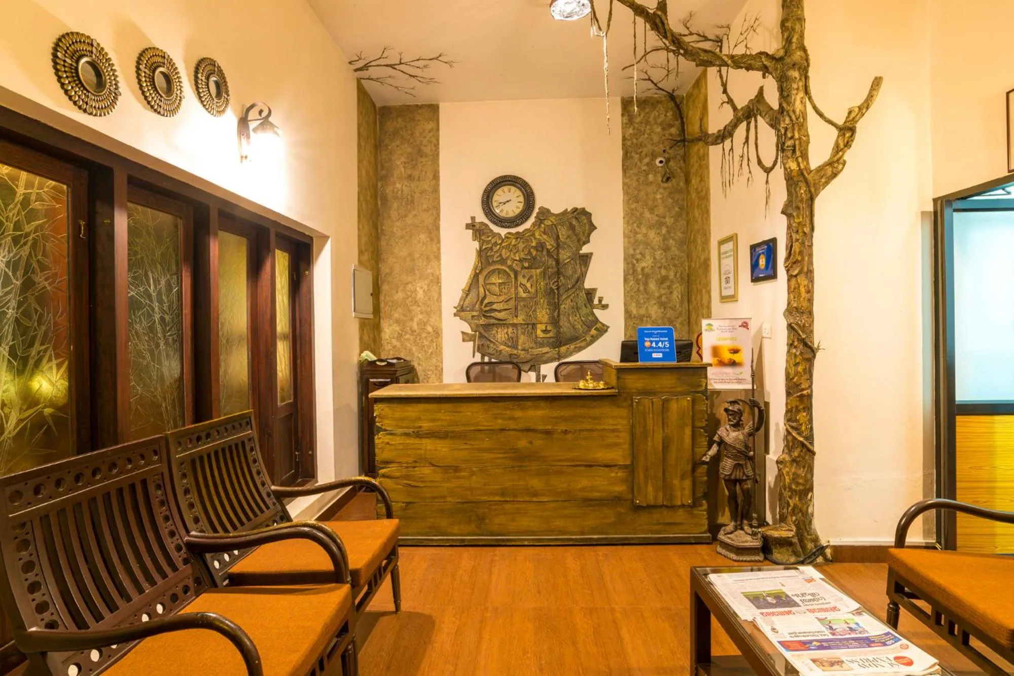 Lobby or reception in Upavan Resort