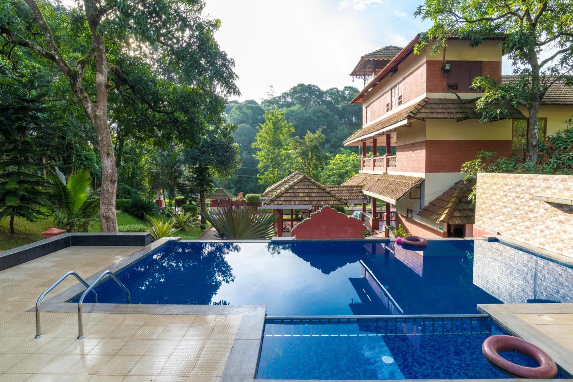 Pool view in Upavan Resort