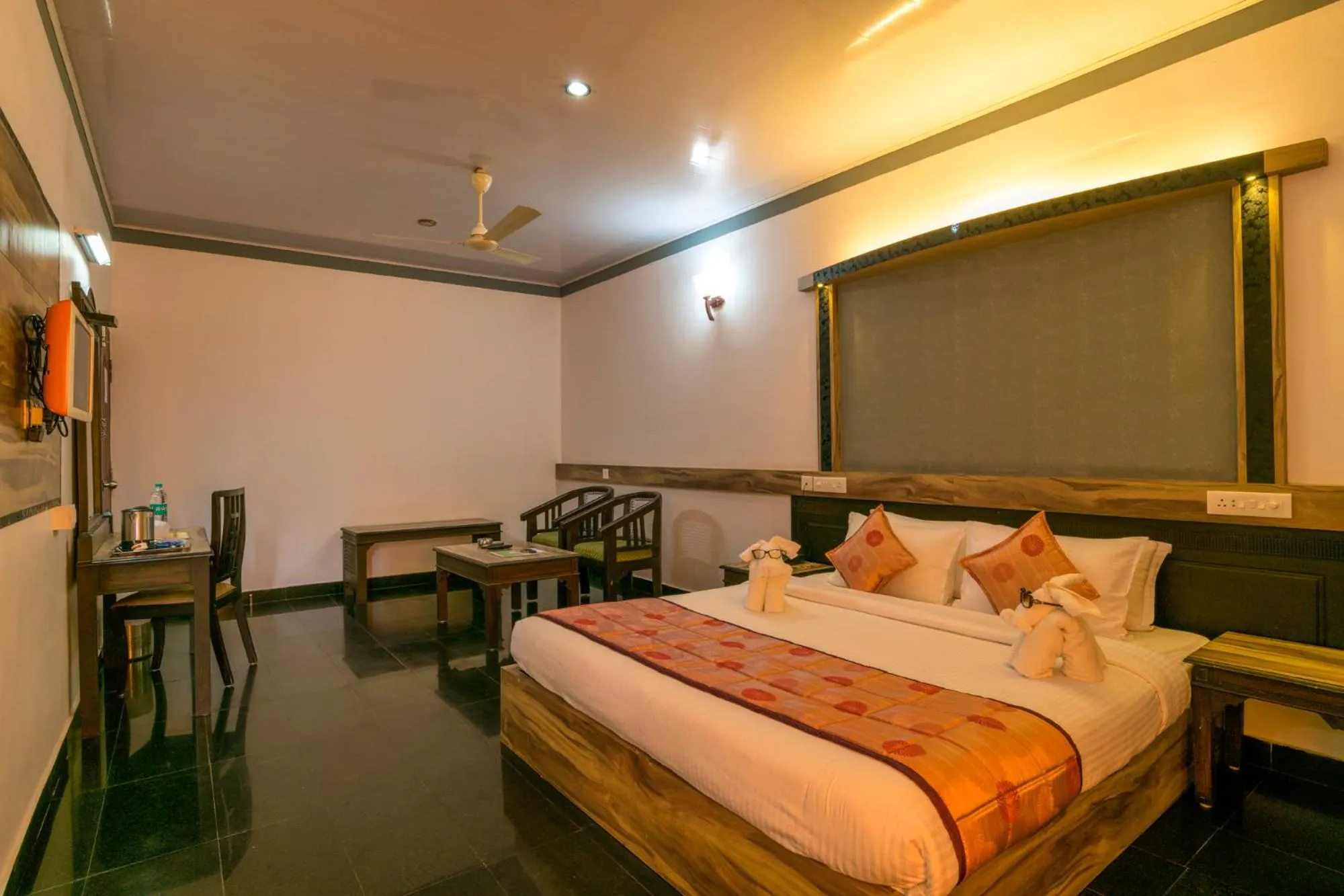 Bed in Upavan Resort