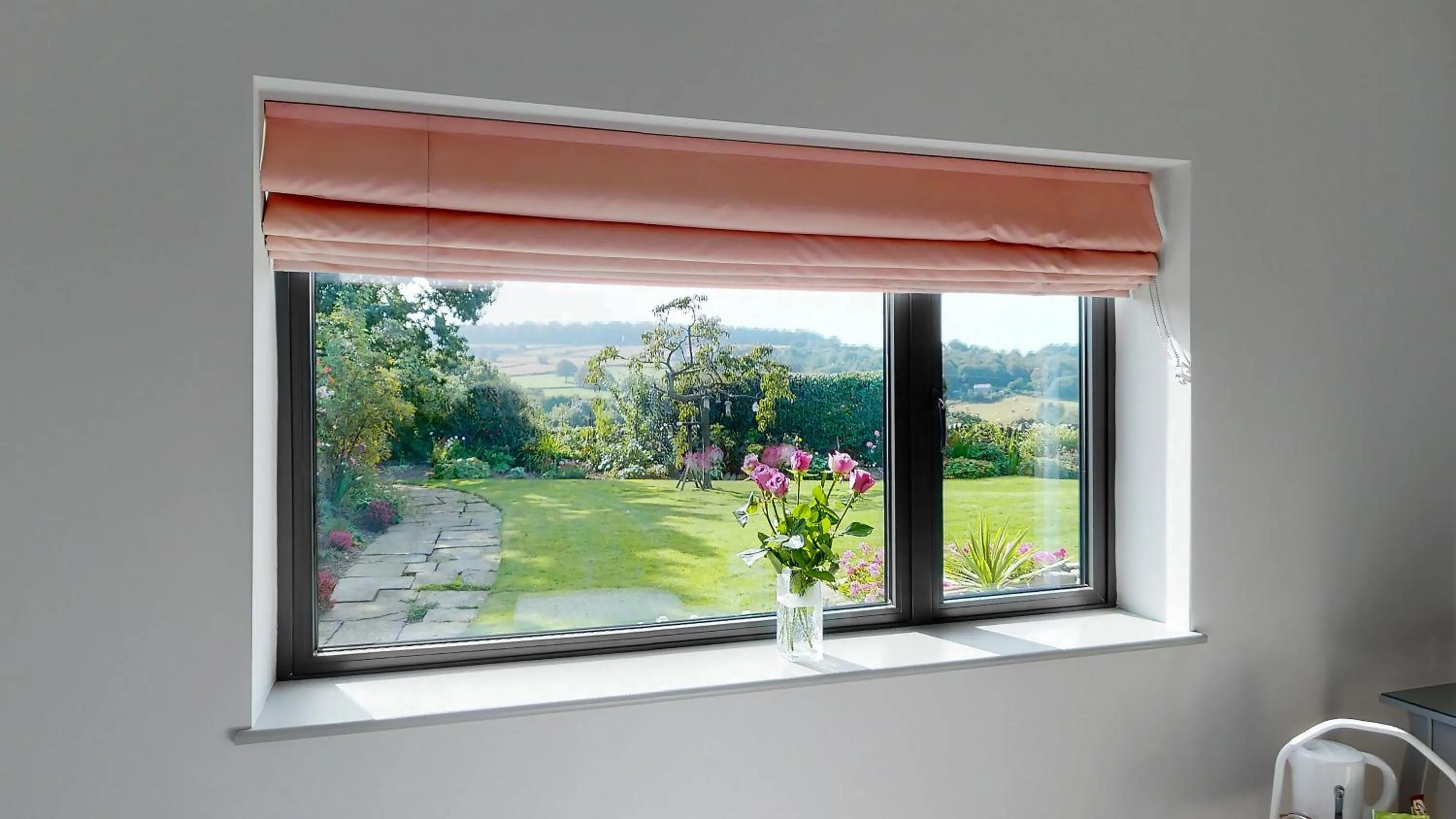 Garden view in Finkle Green B & B