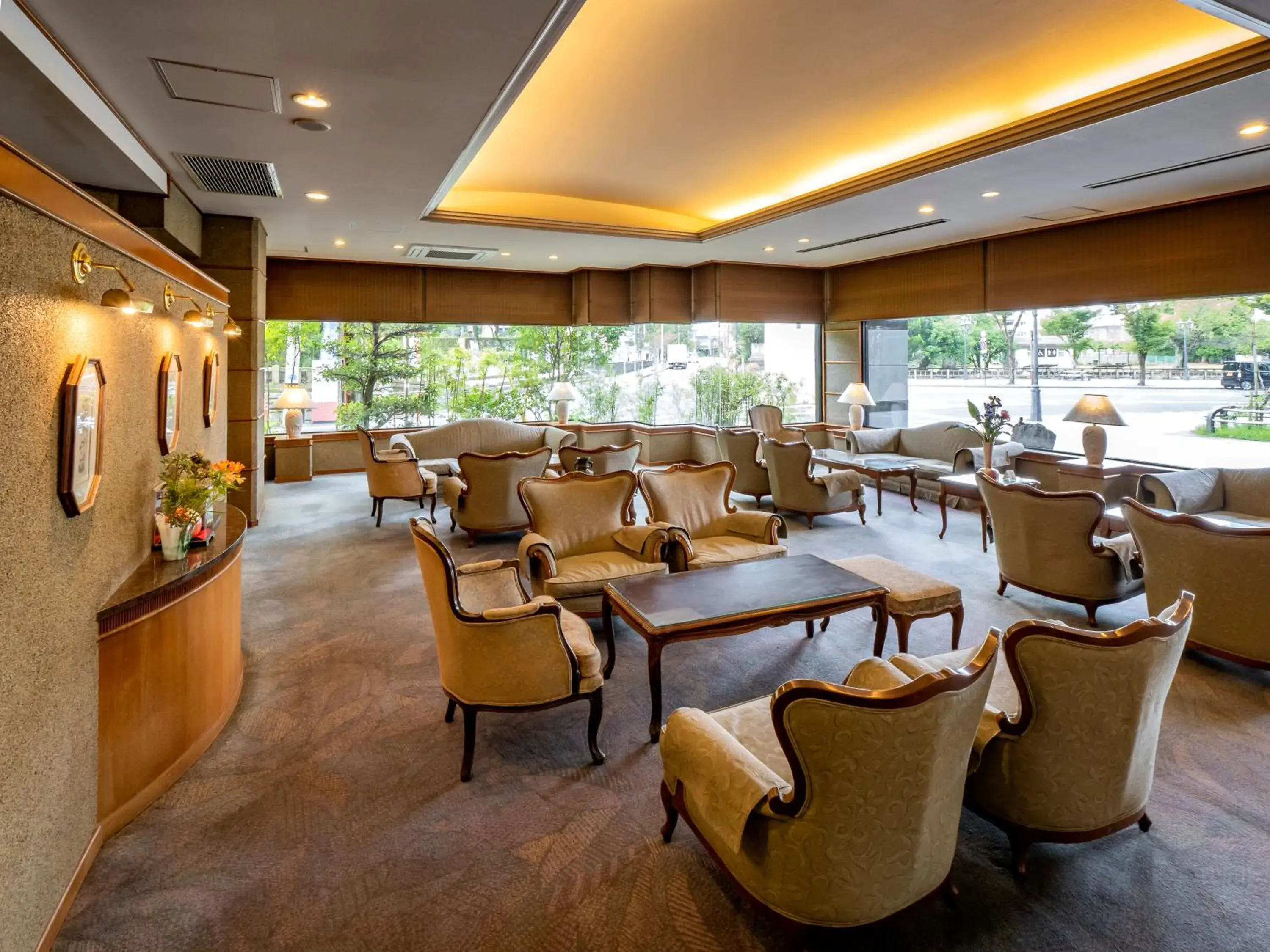 Lobby or reception in Hotel Fukiageso Lobby or reception in Hotel Fukiageso