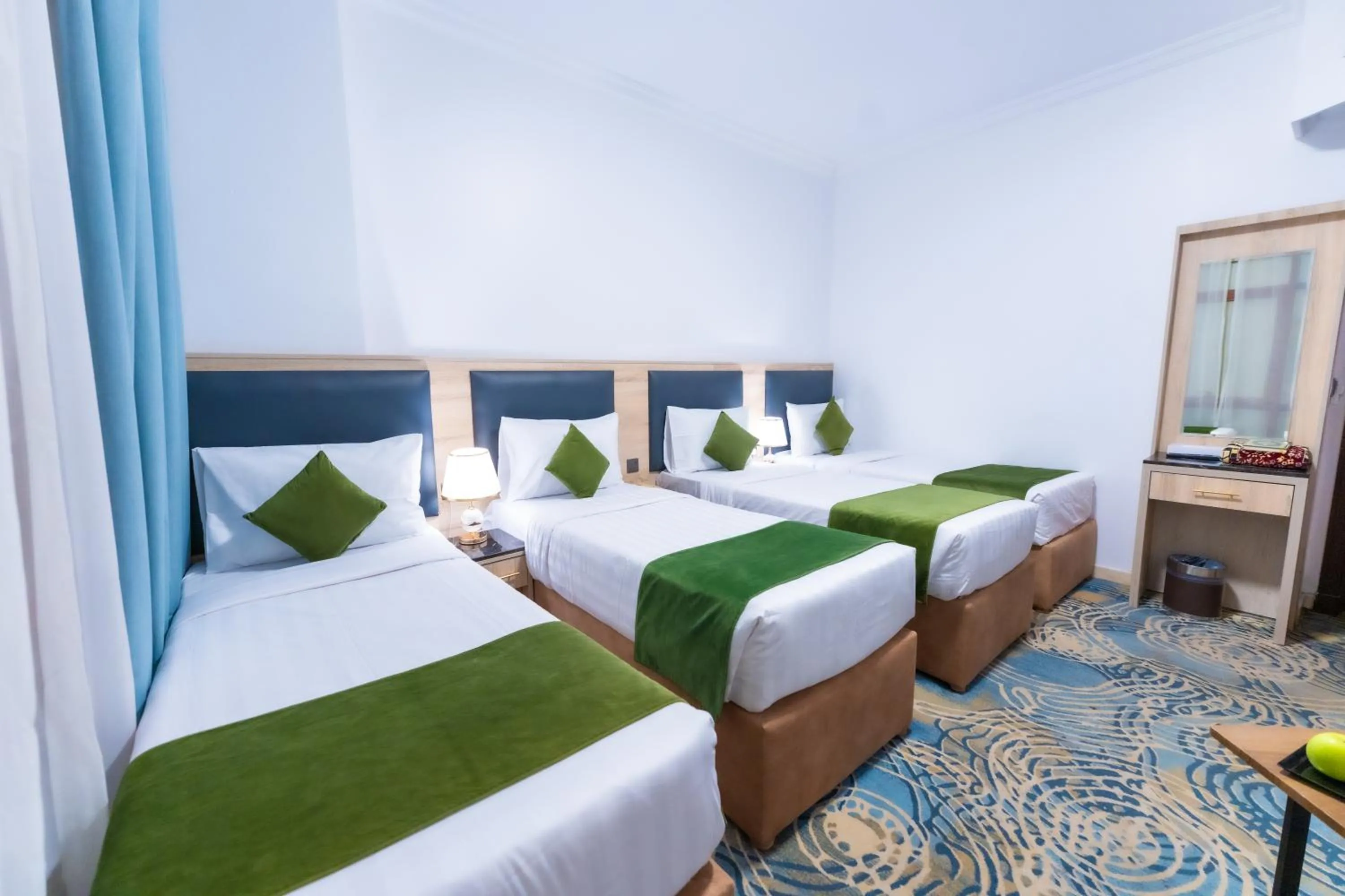 Bed in Hayah Al Waha Hotel