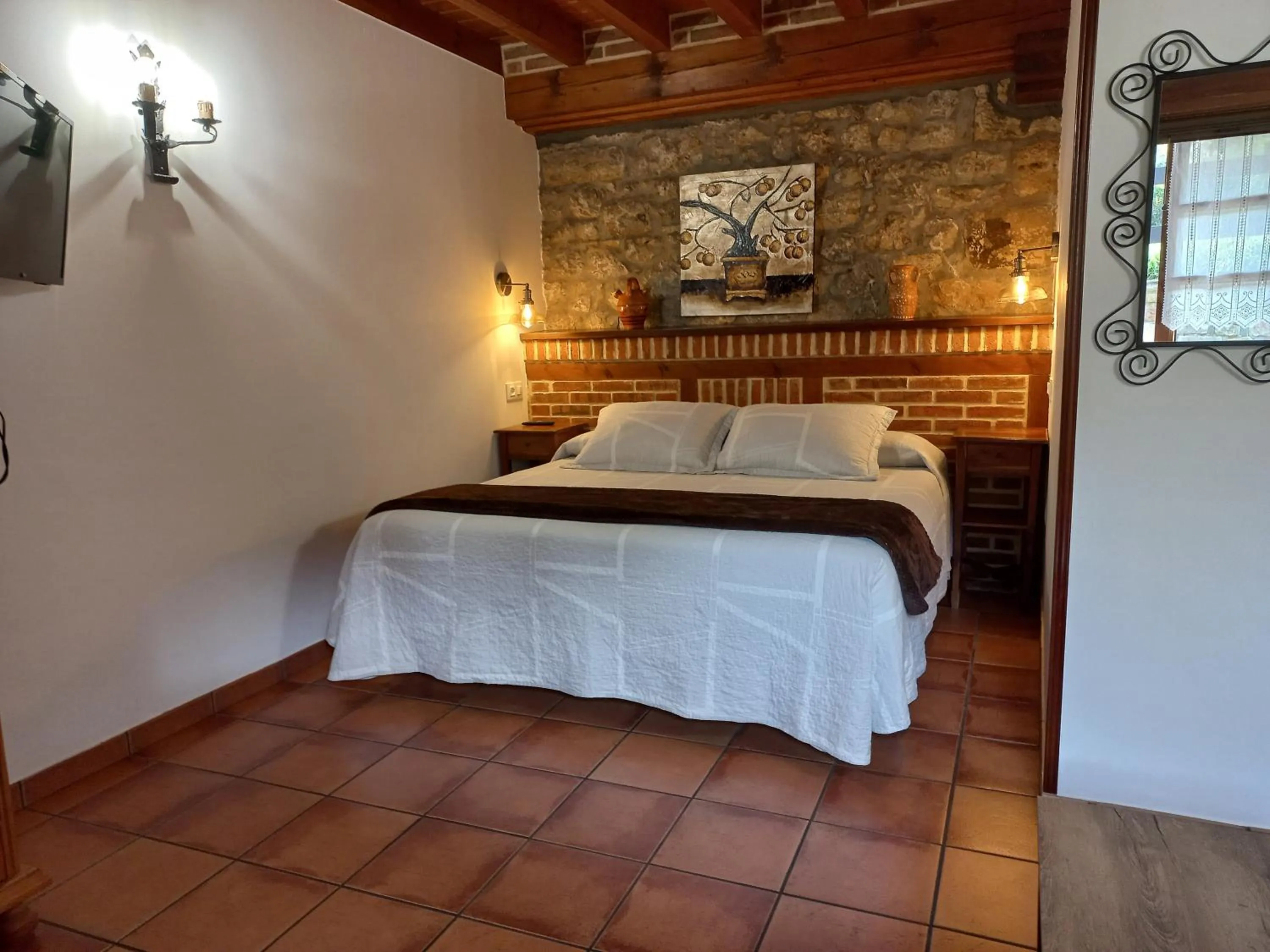 Bedroom, Bed in Posada Gema