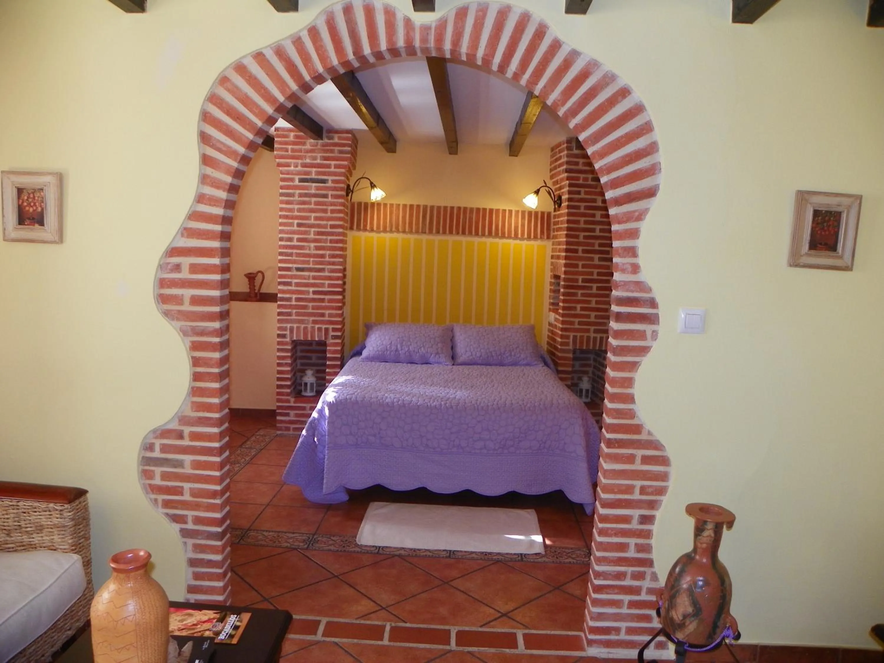 Bedroom, Bed in Posada Gema