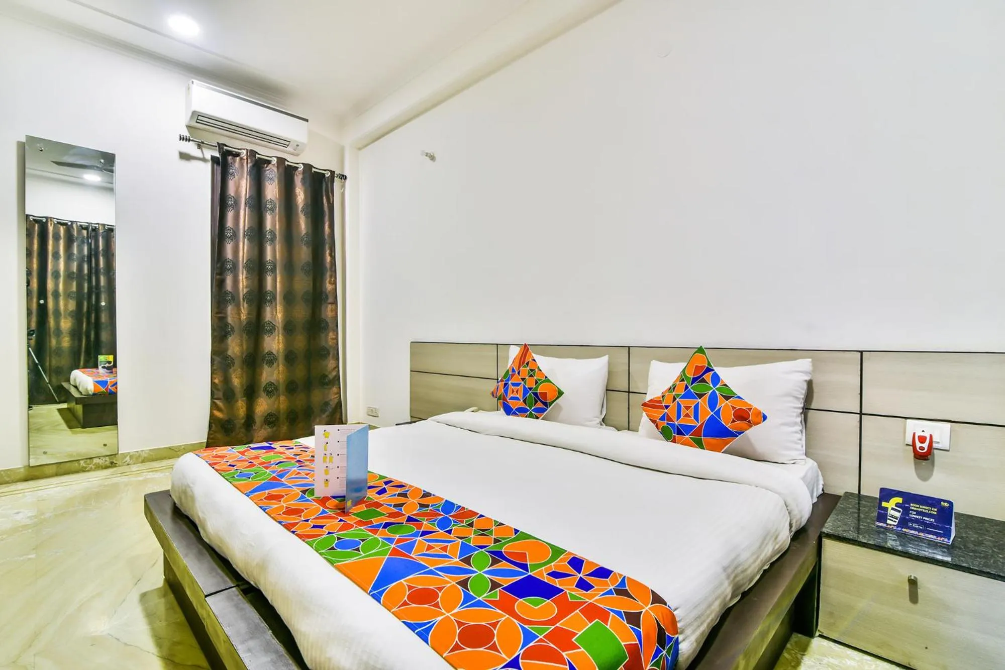 TV and multimedia, Bed in FabHotel Rallkmas Cyber City