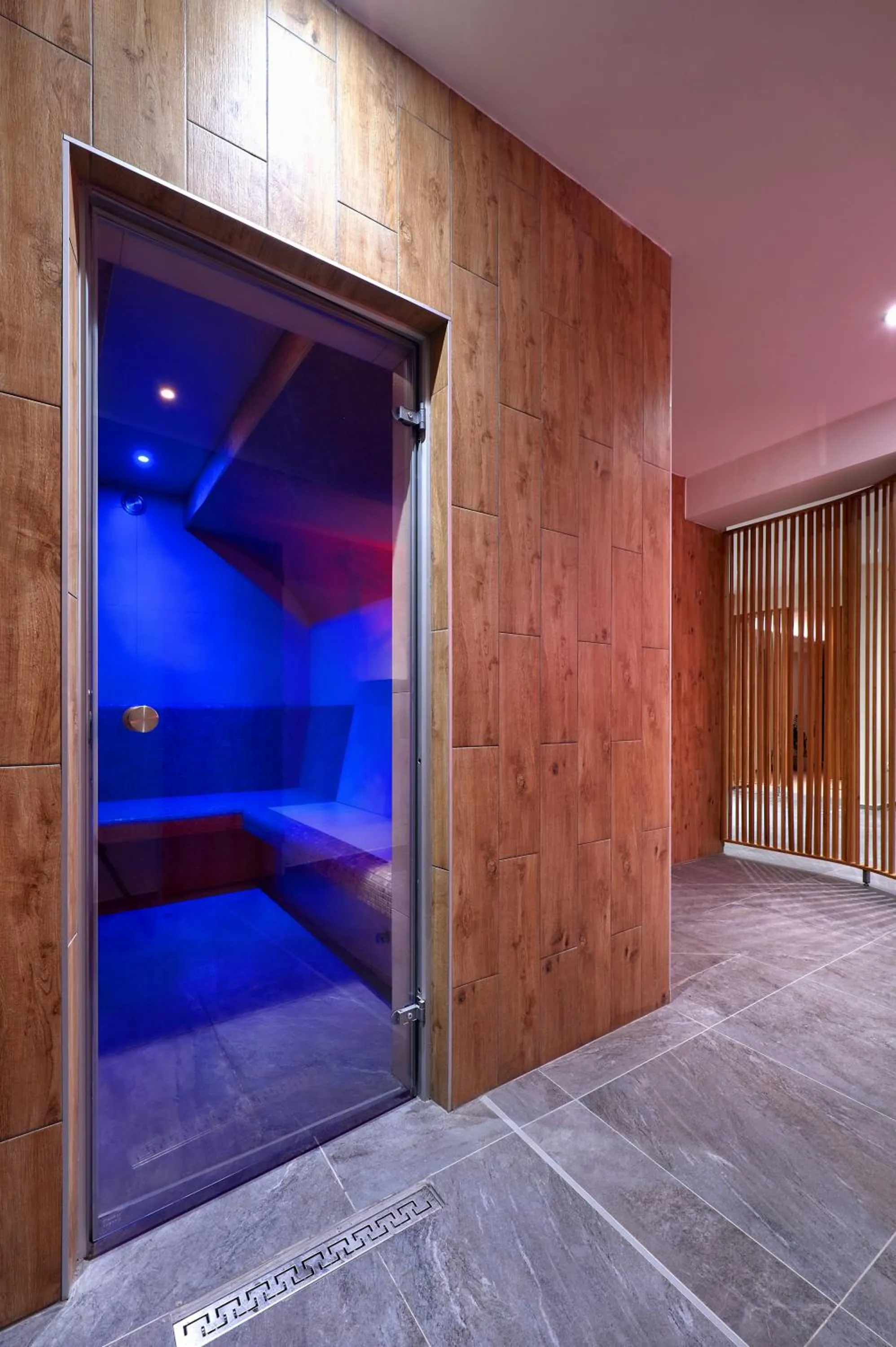 Steam room in Hotel Kochau