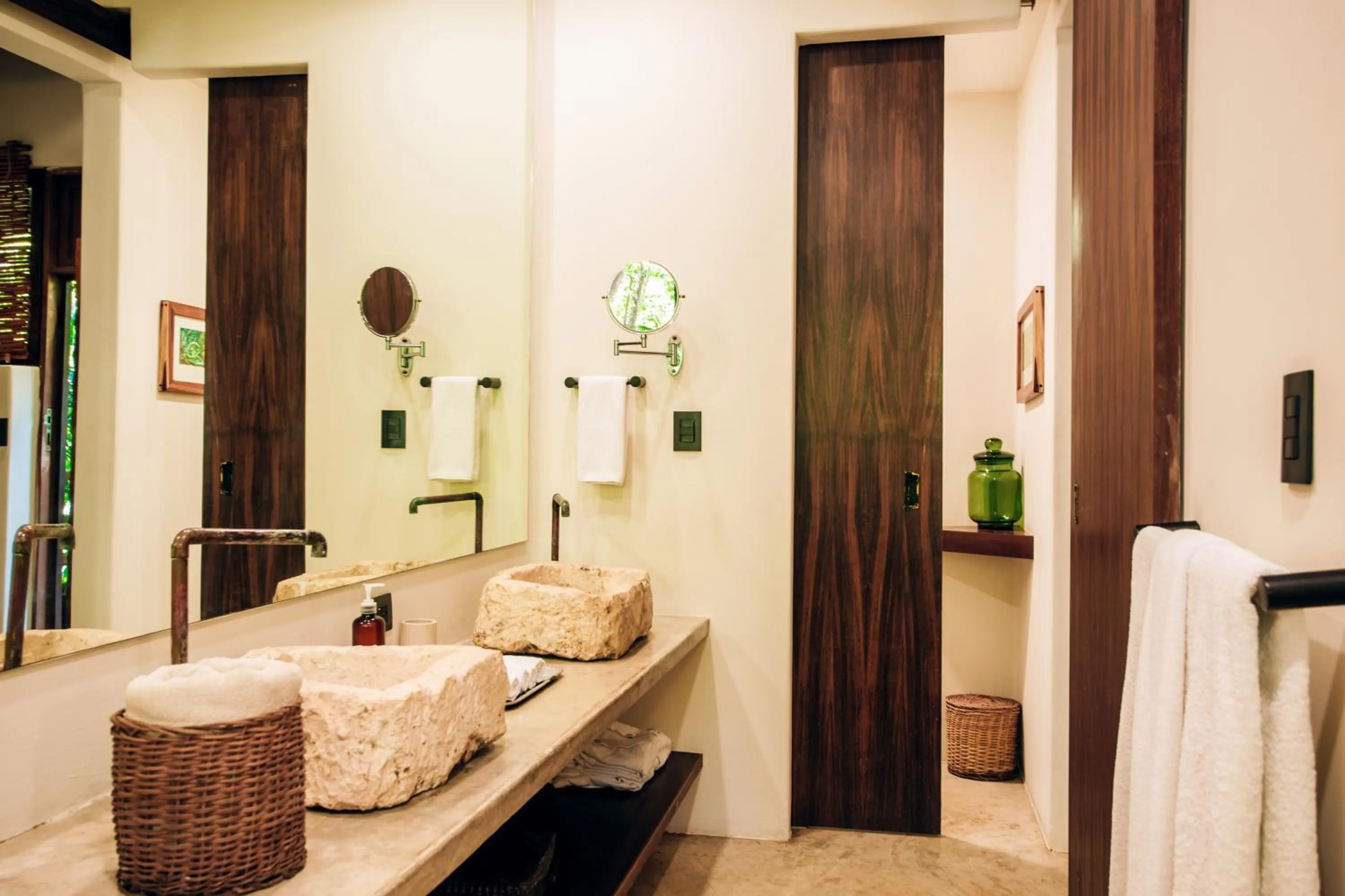 Bathroom in Orchid House Tulum Jungle