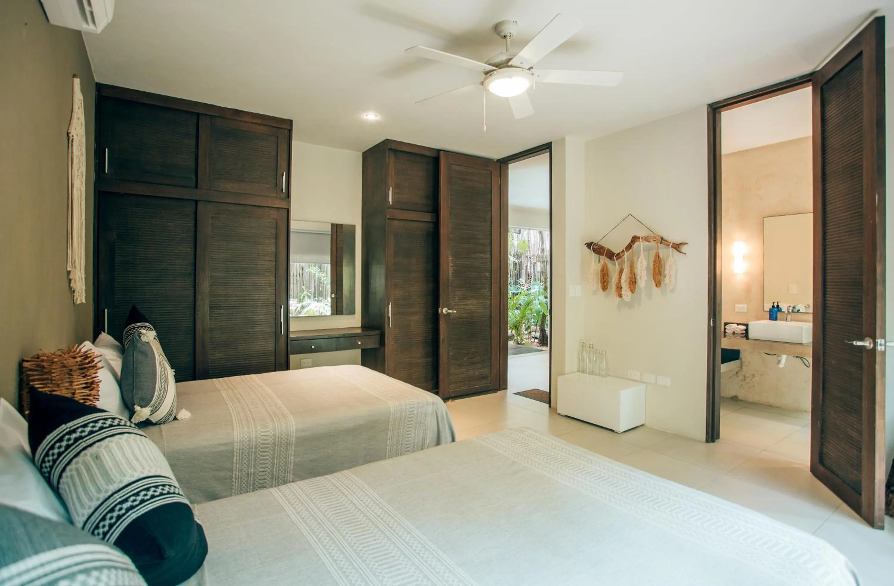 Bedroom, Bed in Orchid House Tulum Jungle