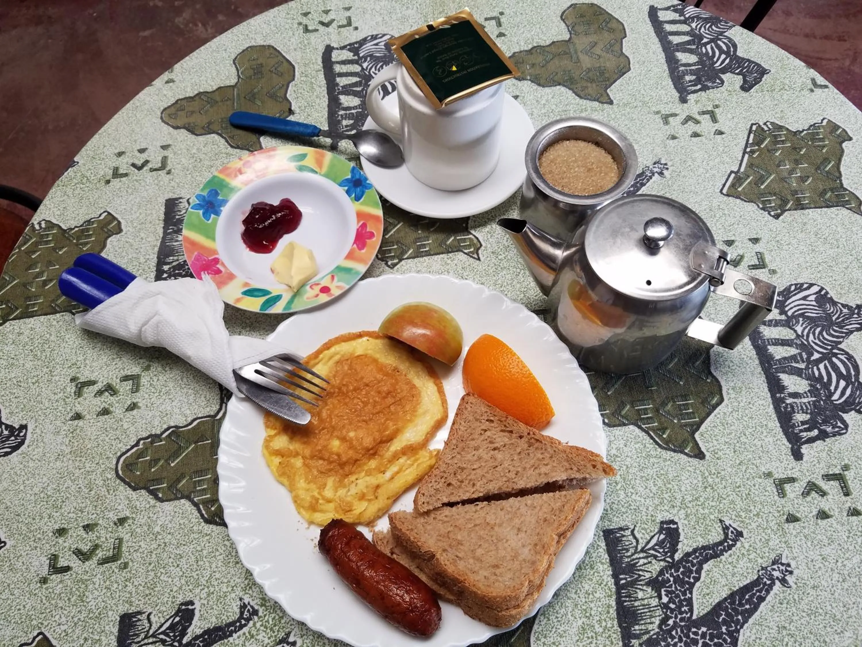 Breakfast in Triple Eden Resort - Naivasha