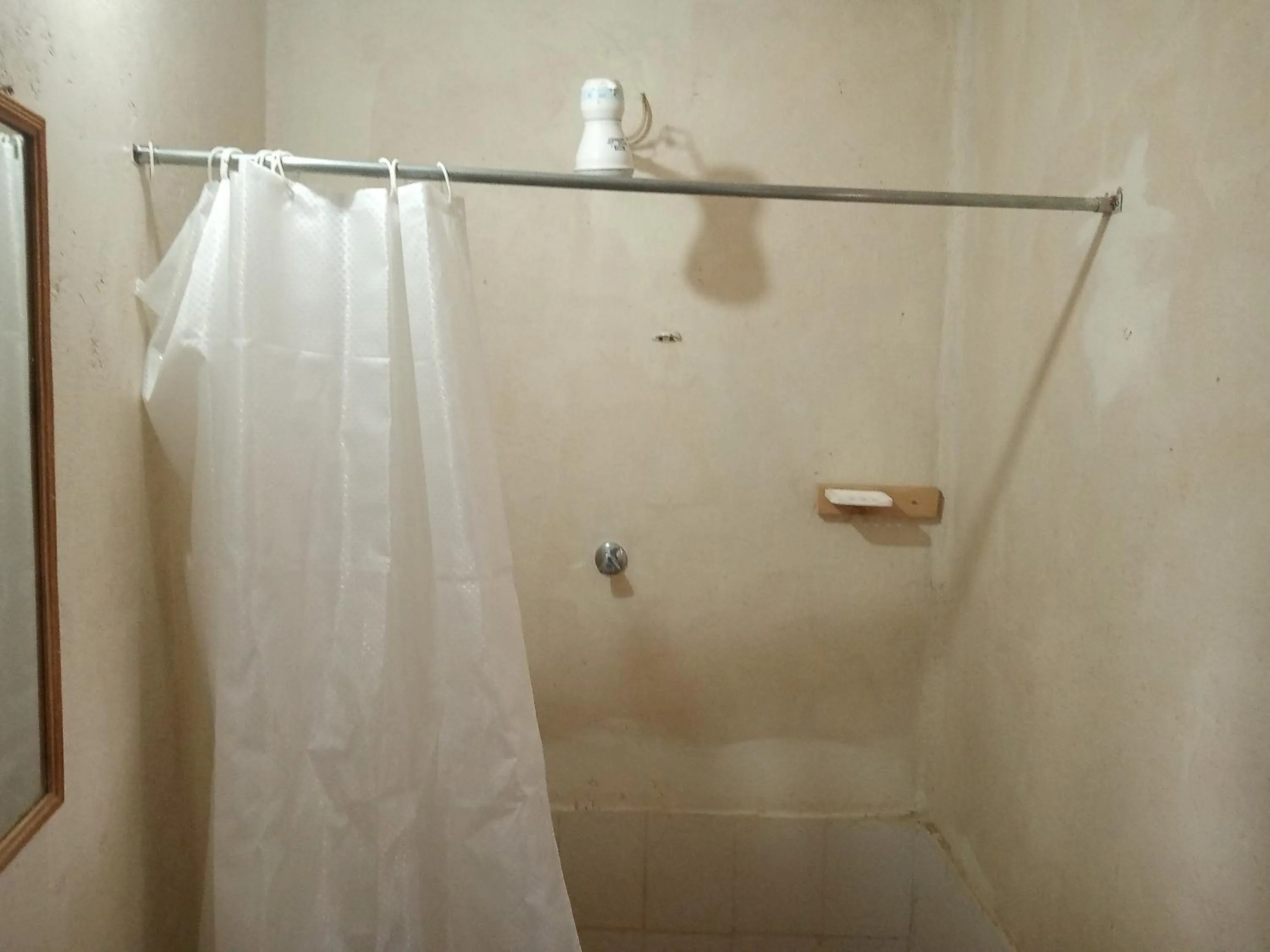 Shower in Triple Eden Resort - Naivasha